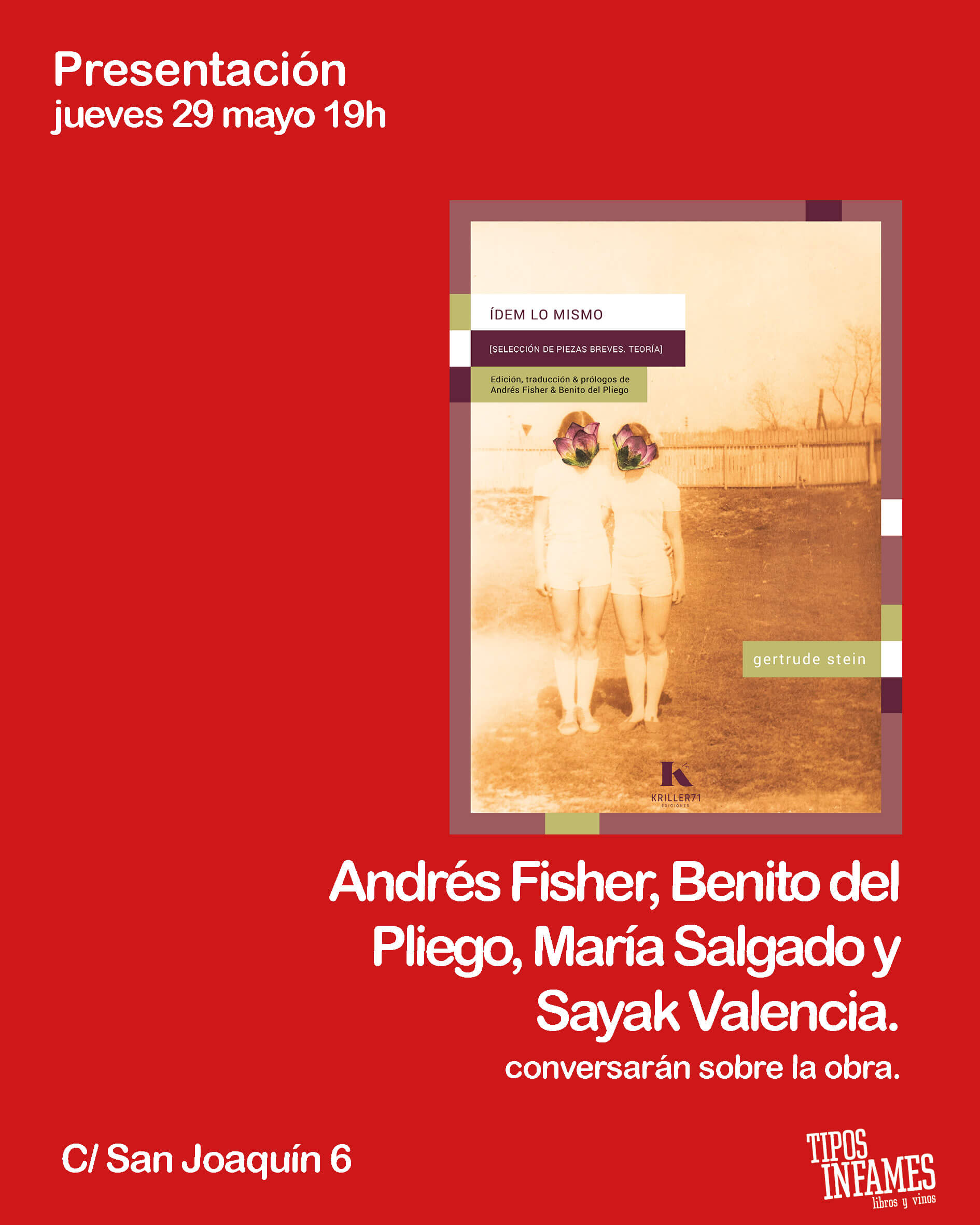 Ídem lo mismo, de Gertrude Stein