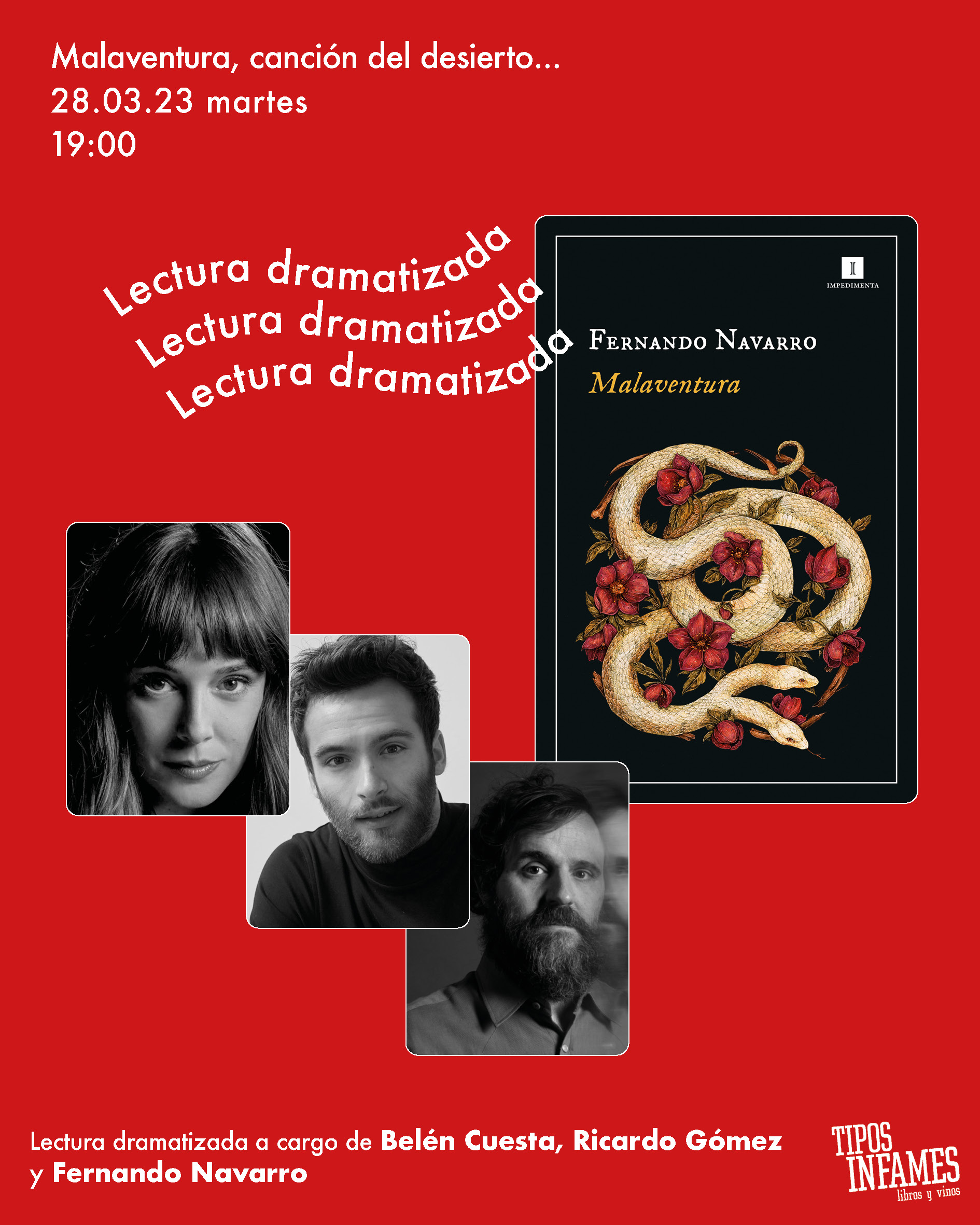 Lectura dramatizada de Malaventura, con Belén Cuesta y Ricardo Gómez