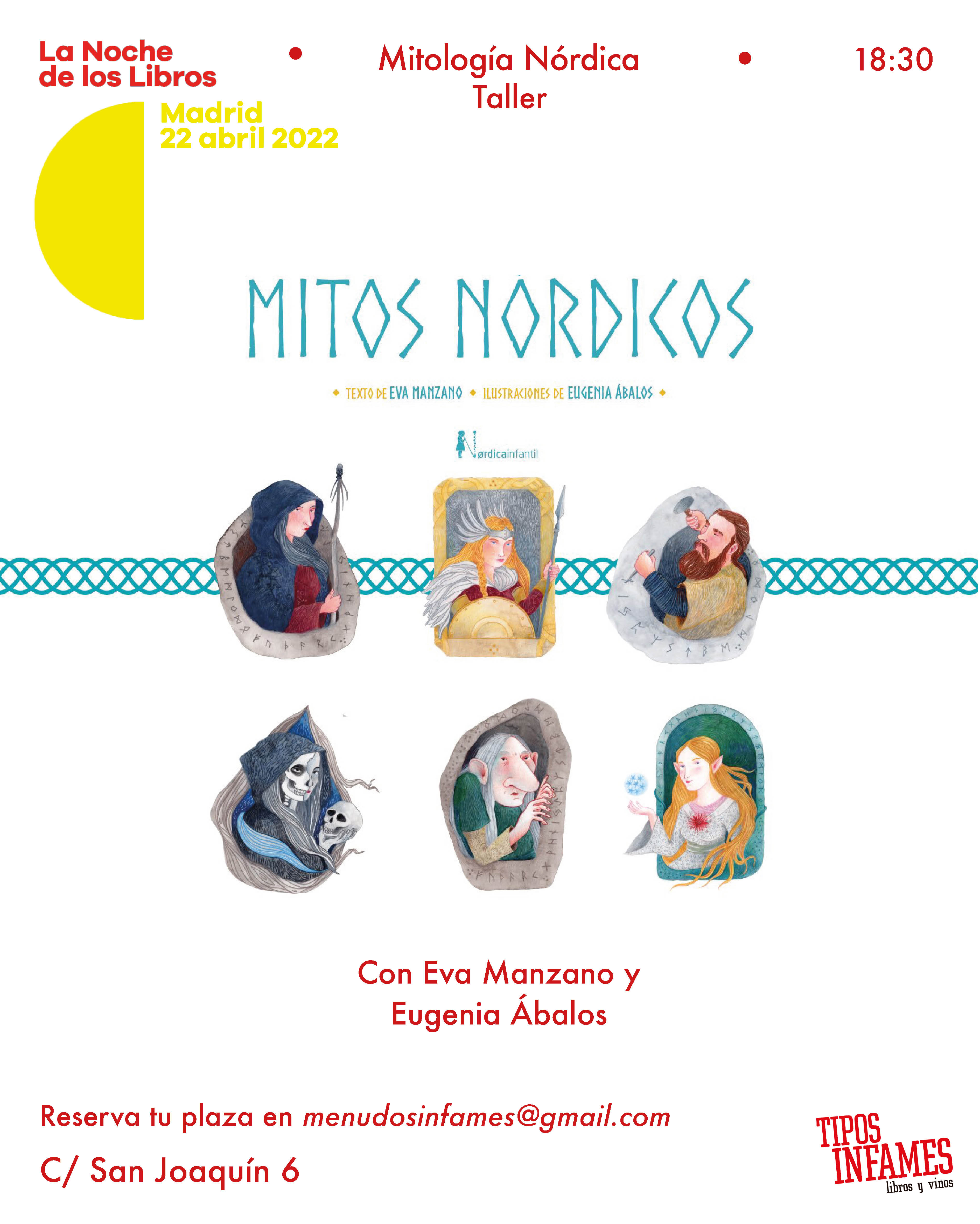 Taller en La Noche de los Libros con... Eva Manzano y Eugenia Ábalos