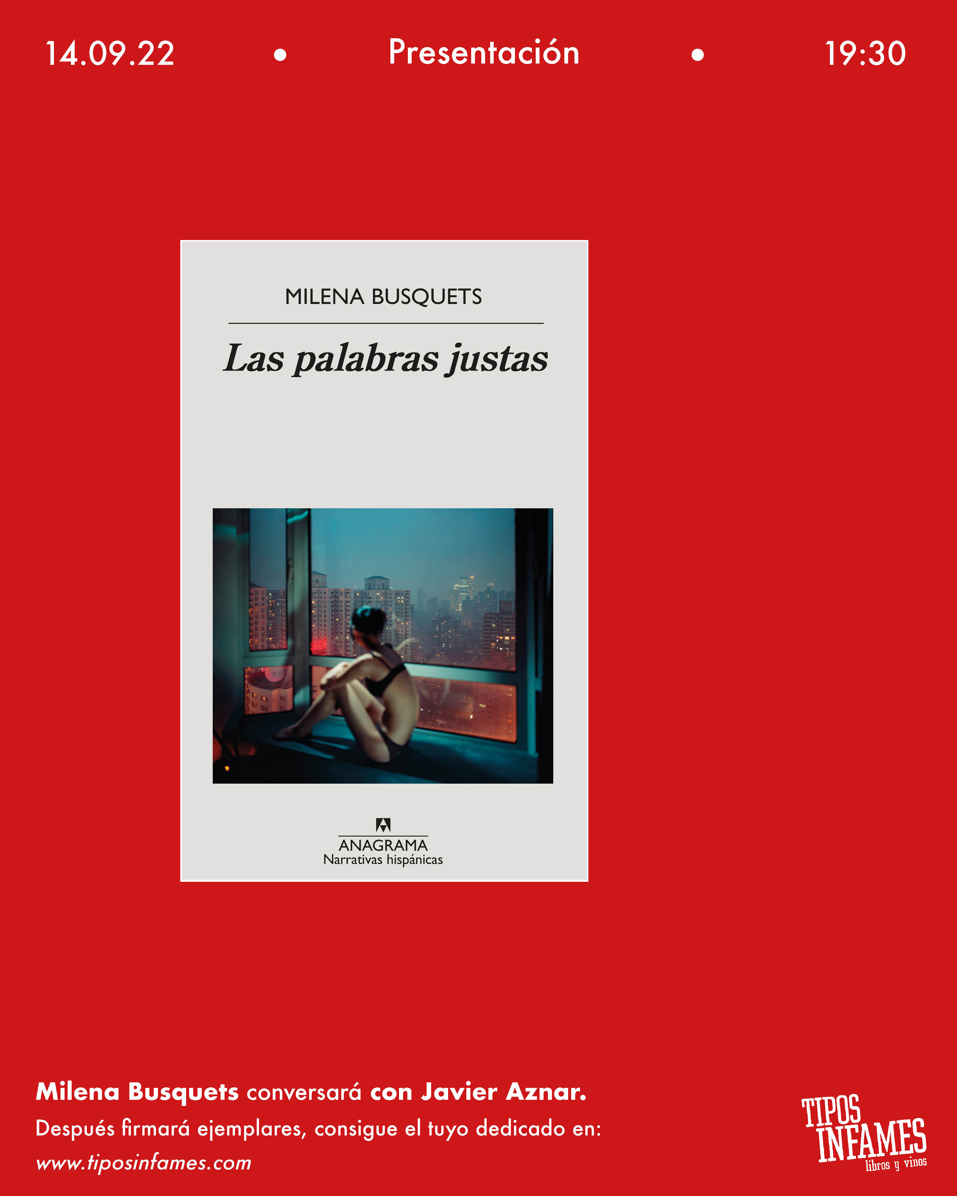 Las palabras justas, de Milena Busquets