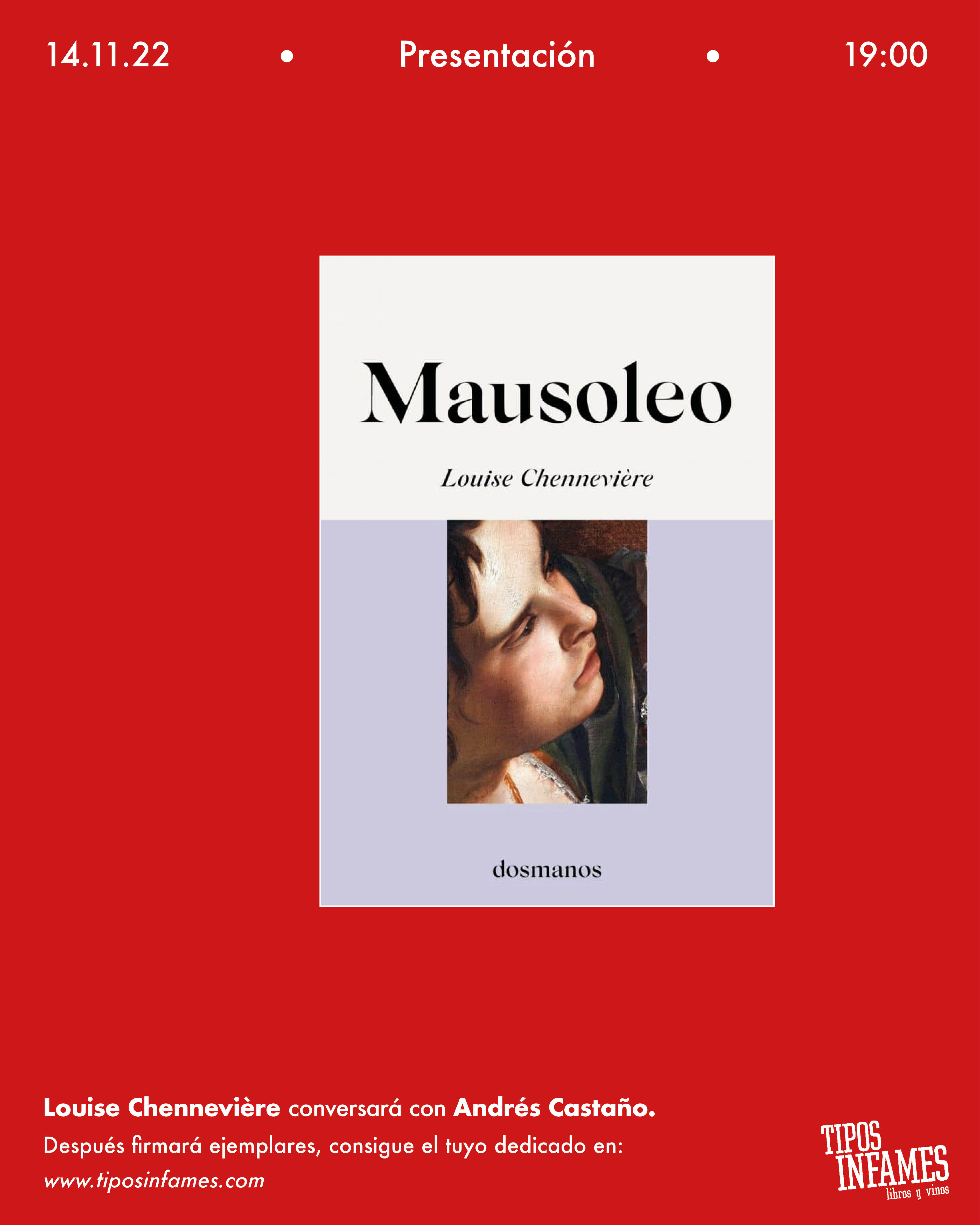 Mausoleo, De Louise Chennevière