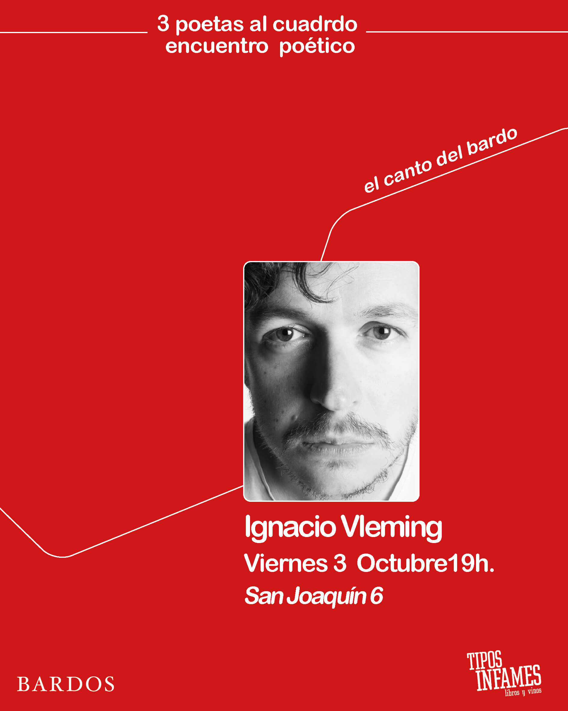 Tres poetas al cuadrado: Ignacio Vleming