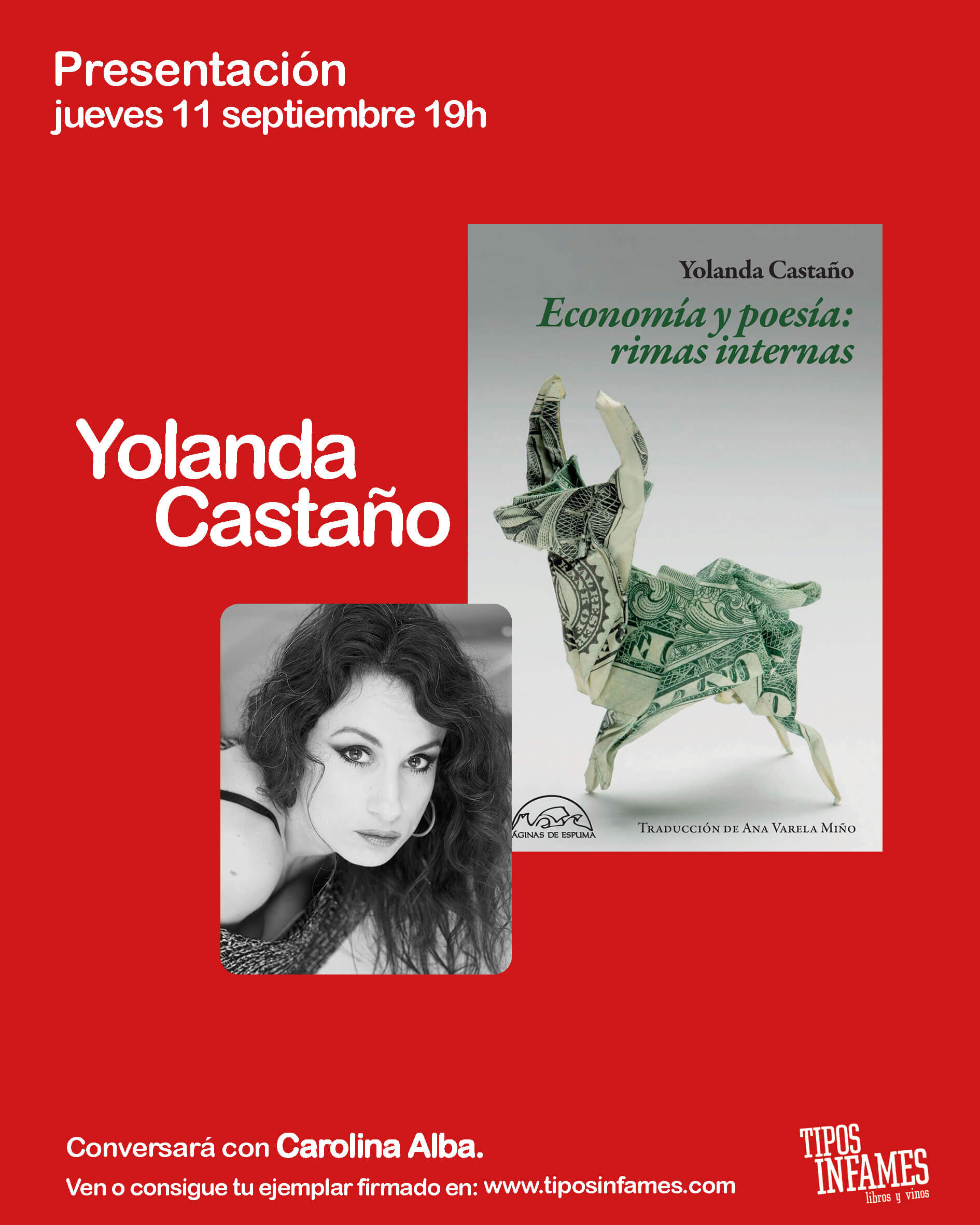 Economía y poesía: rimas internas, de Yolanda Castaño