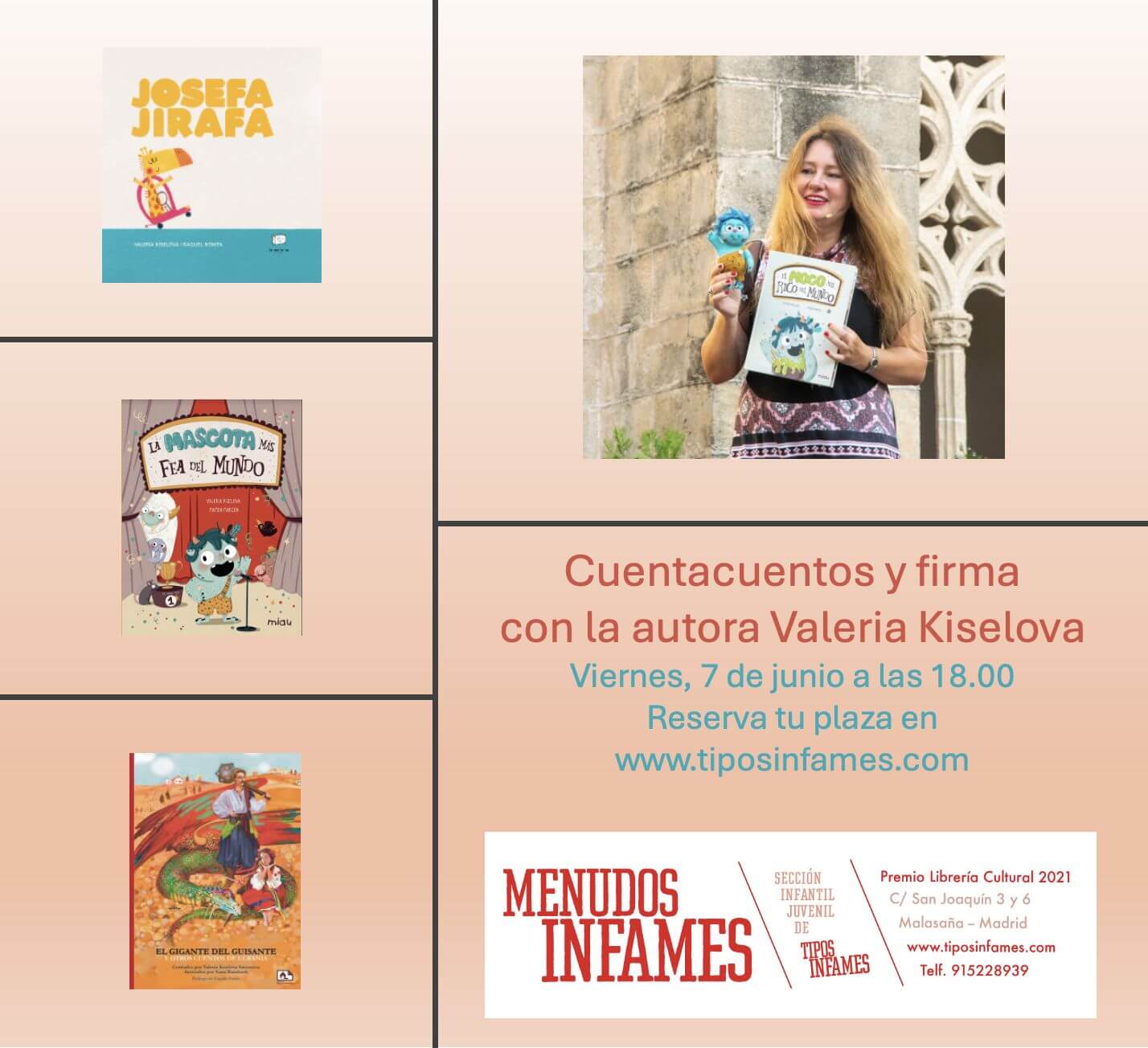Cuentacuentos: Josefa jirafa y La mascota más fea del mundo