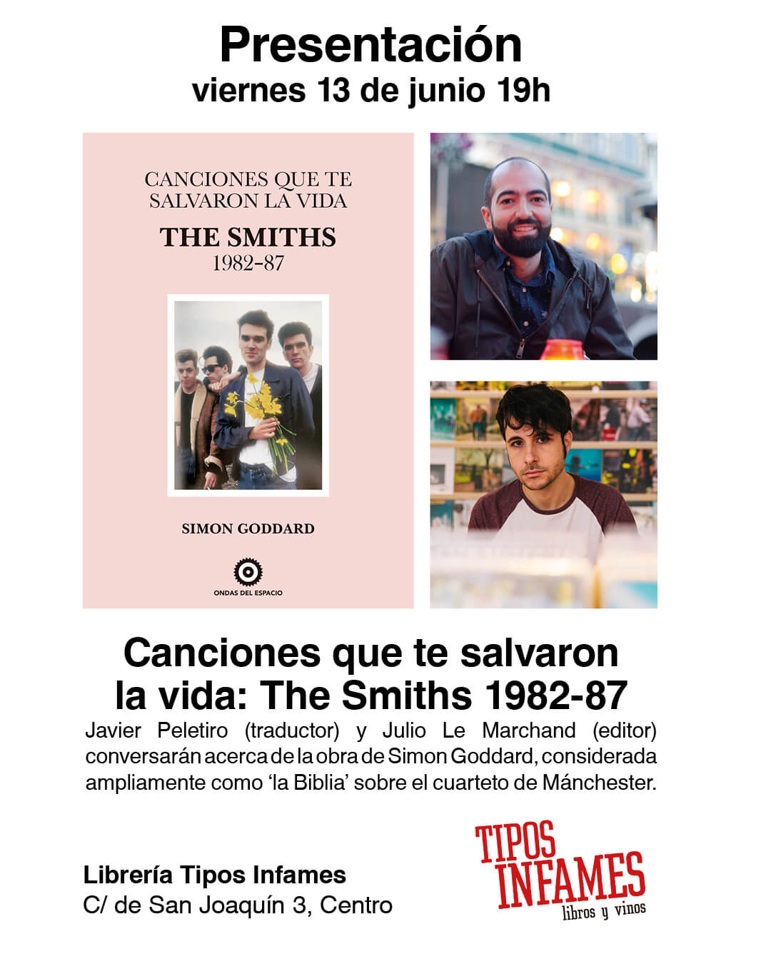 Canciones que te salvaron la vida: The Smiths 1982-87, de Simon Goddard