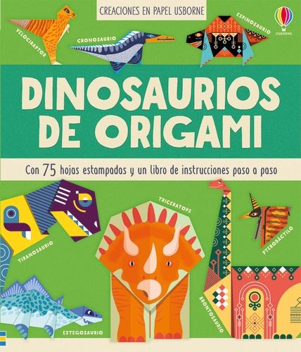 DINOSAURIOS DE ORIGAMI. 