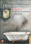 OBRAS COMPLETAS I. CUENTOS / VARIA INVENCIÓN