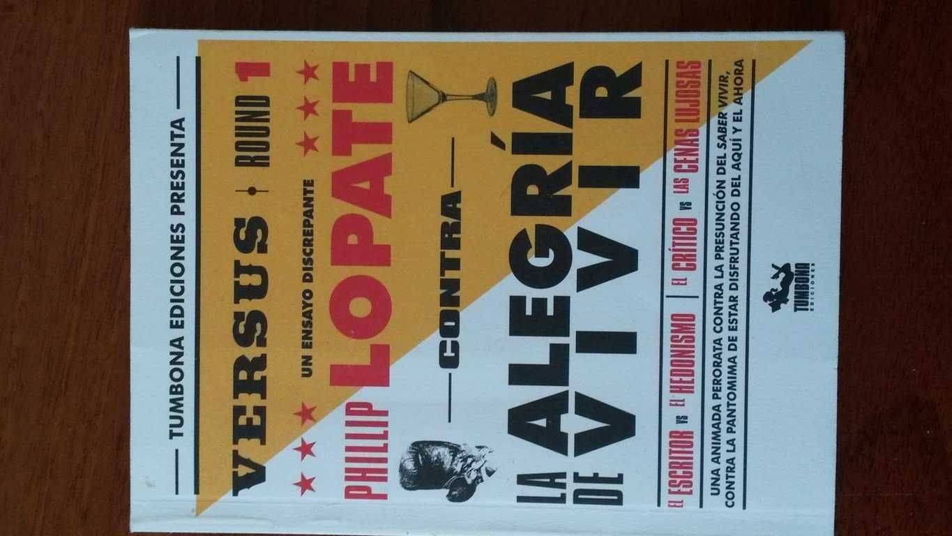 CONTRA LA ALEGRÍA DE VIVIR.