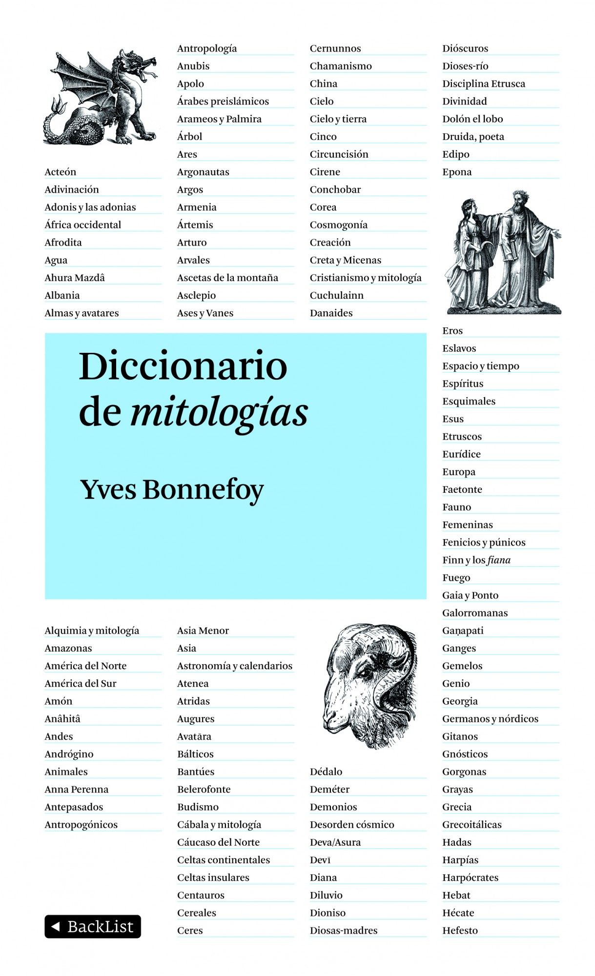 DICCIONARIO DE MITOLOGÍAS. 