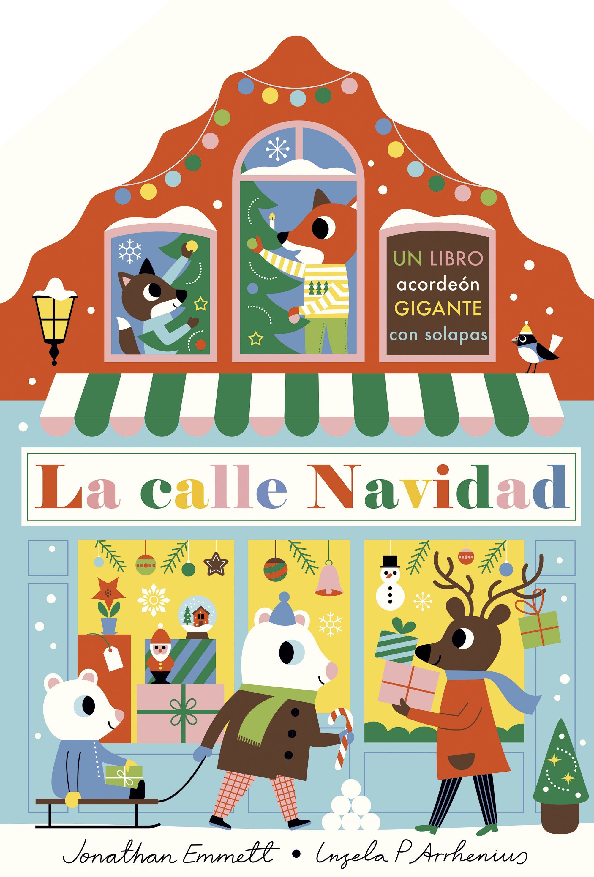 LA CALLE NAVIDAD. LIBRO ACORDEÓN. 