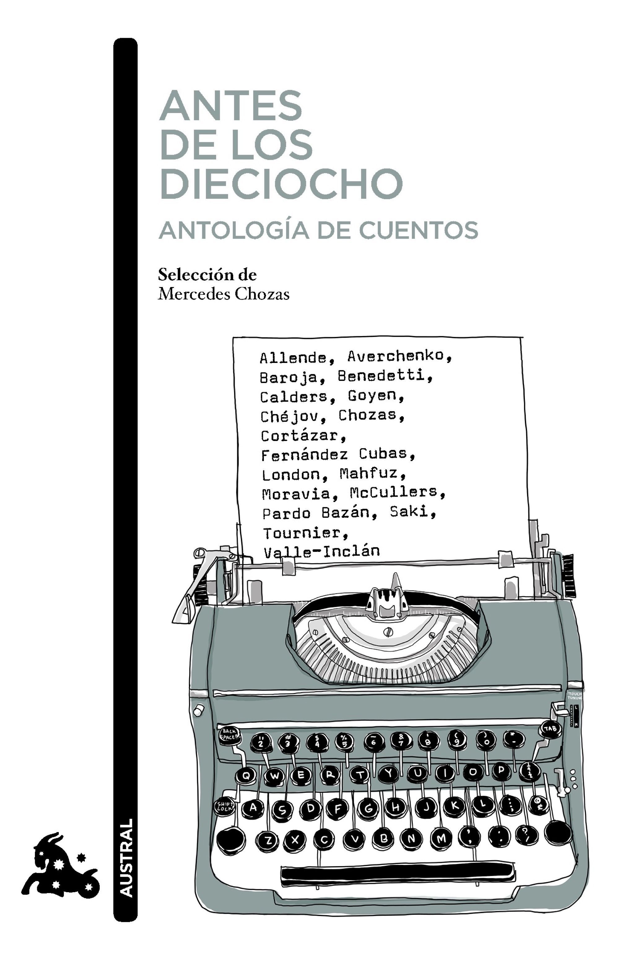 ANTES DE LOS DIECIOCHO. ANTOLOGÍA DE CUENTOS. 