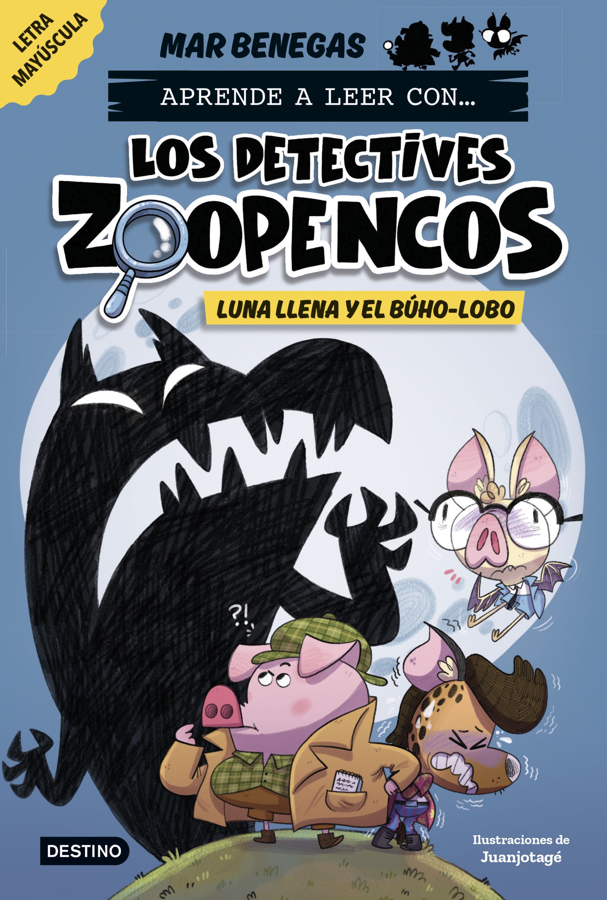 LUNA LLENA Y EL BÚHO-LOBO