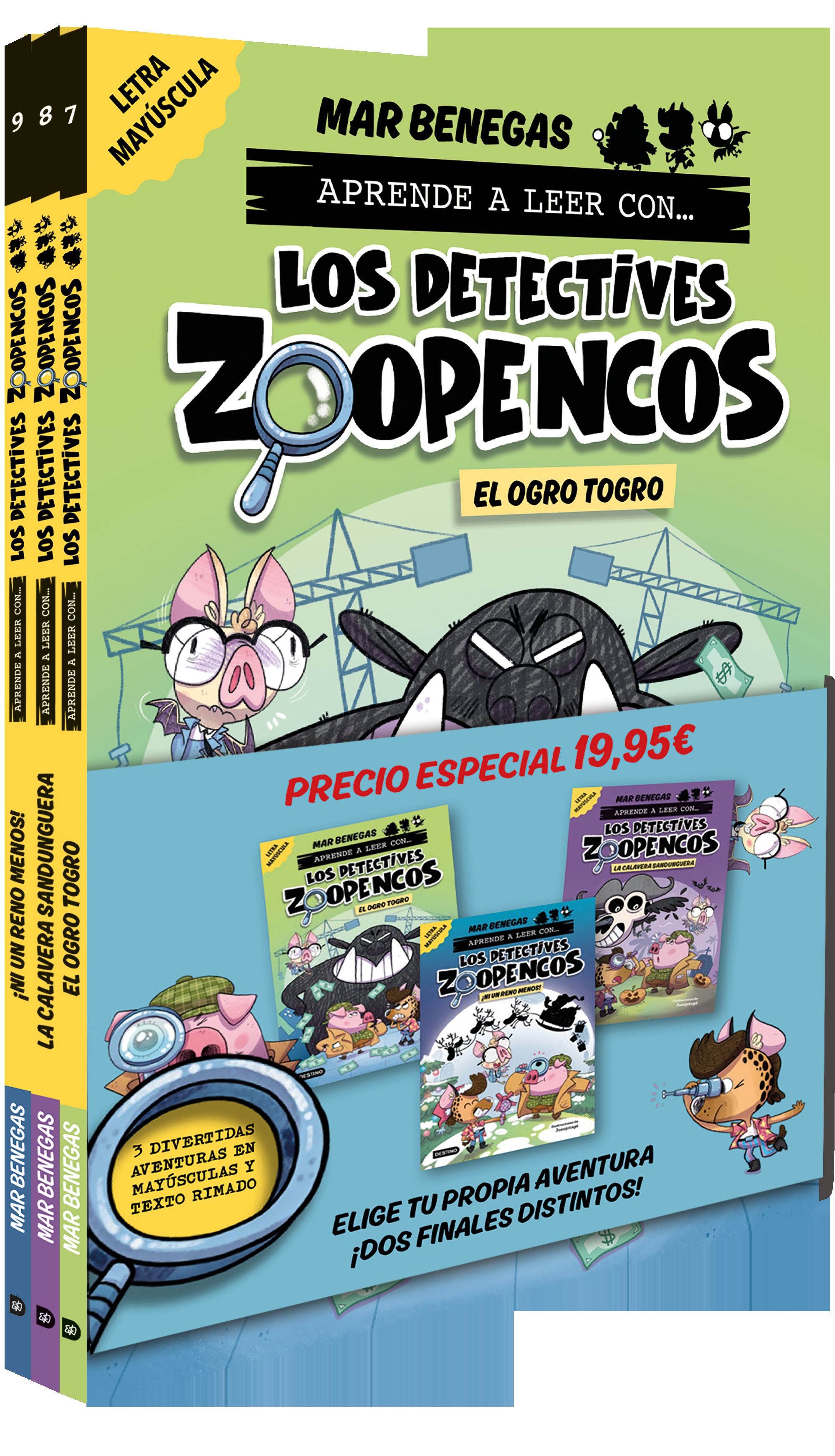 PACK APRENDE A LEER CON... ¡LOS DETECTIVES ZOOPENCOS!
