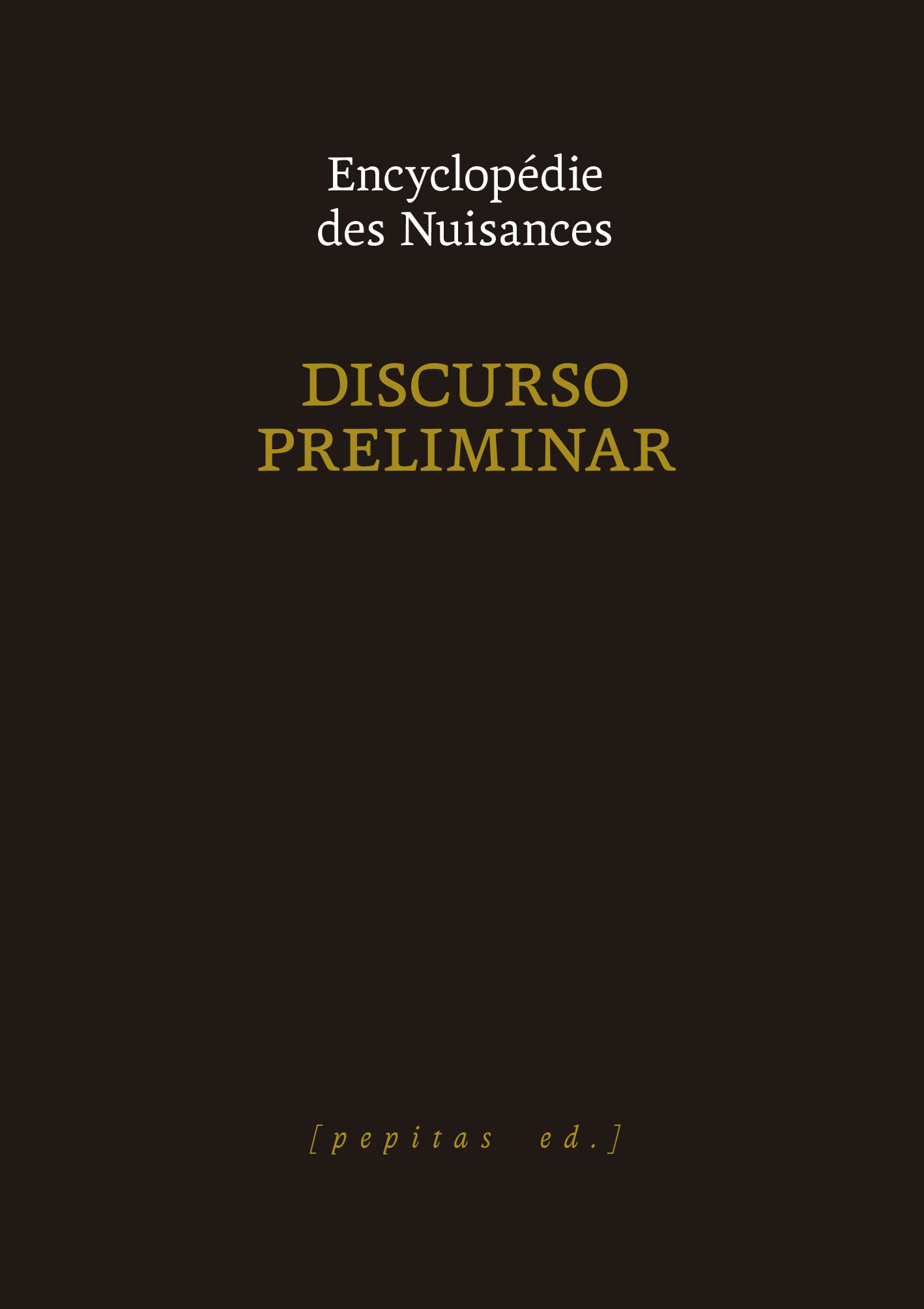 DISCURSO PRELIMINAR