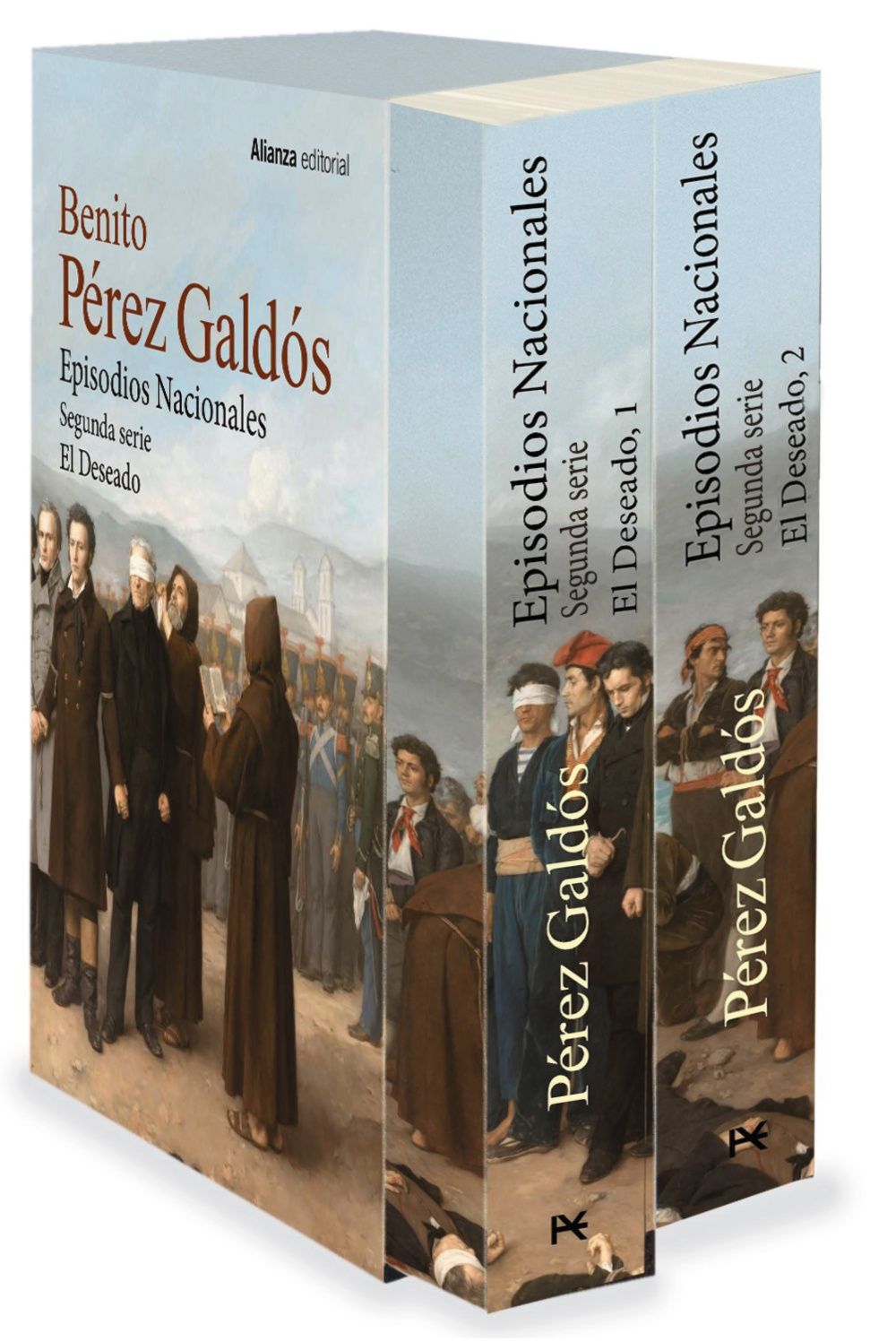 EPISODIOS NACIONALES. SEGUNDA SERIE: EL DESEADO [ESTUCHE]. EL EQUIPAJE DEL REY JOSÉ, MEMORIAS DE UN CORTESANO DE 1815, LA SEGUNDA CASACA, E