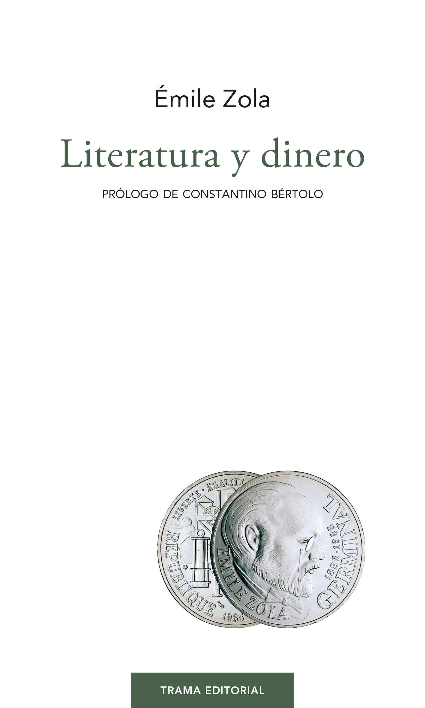 LITERATURA Y DINERO. 