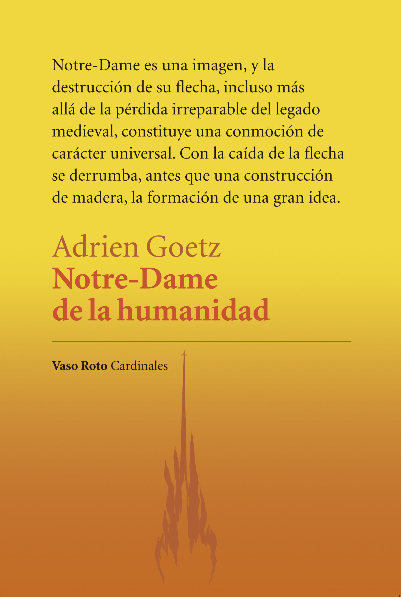 NOTRE-DAME DE LA HUMANIDAD. 