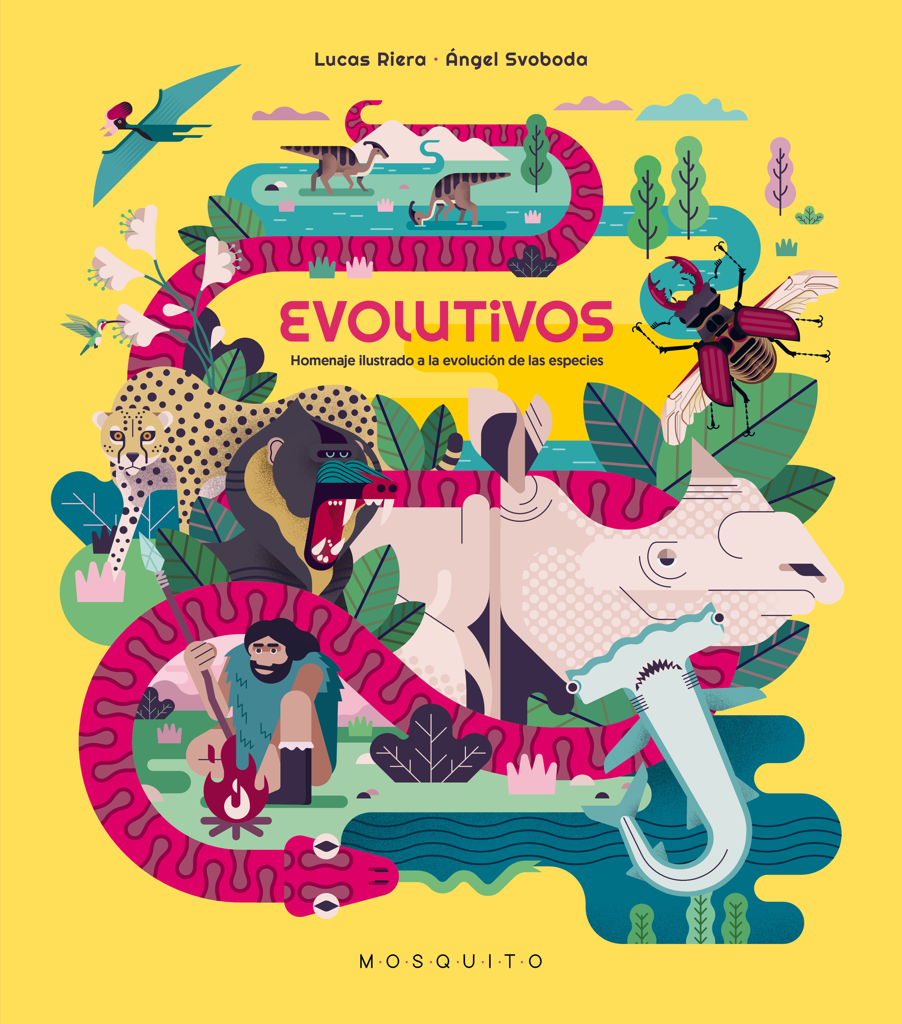 EVOLUTIVOS. HOMENAJE ILUSTRADO A LA EVOLUCIÓN DE LAS ESPECIES