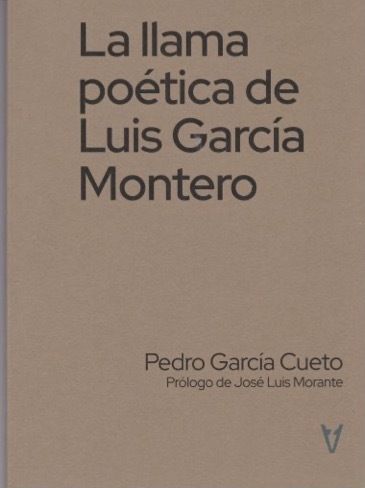 LA LLAMA POÉTICA DE LUIS GARCÍA MONTERO. 