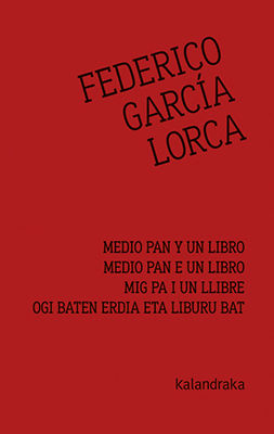 MEDIO PAN Y UN LIBRO. 