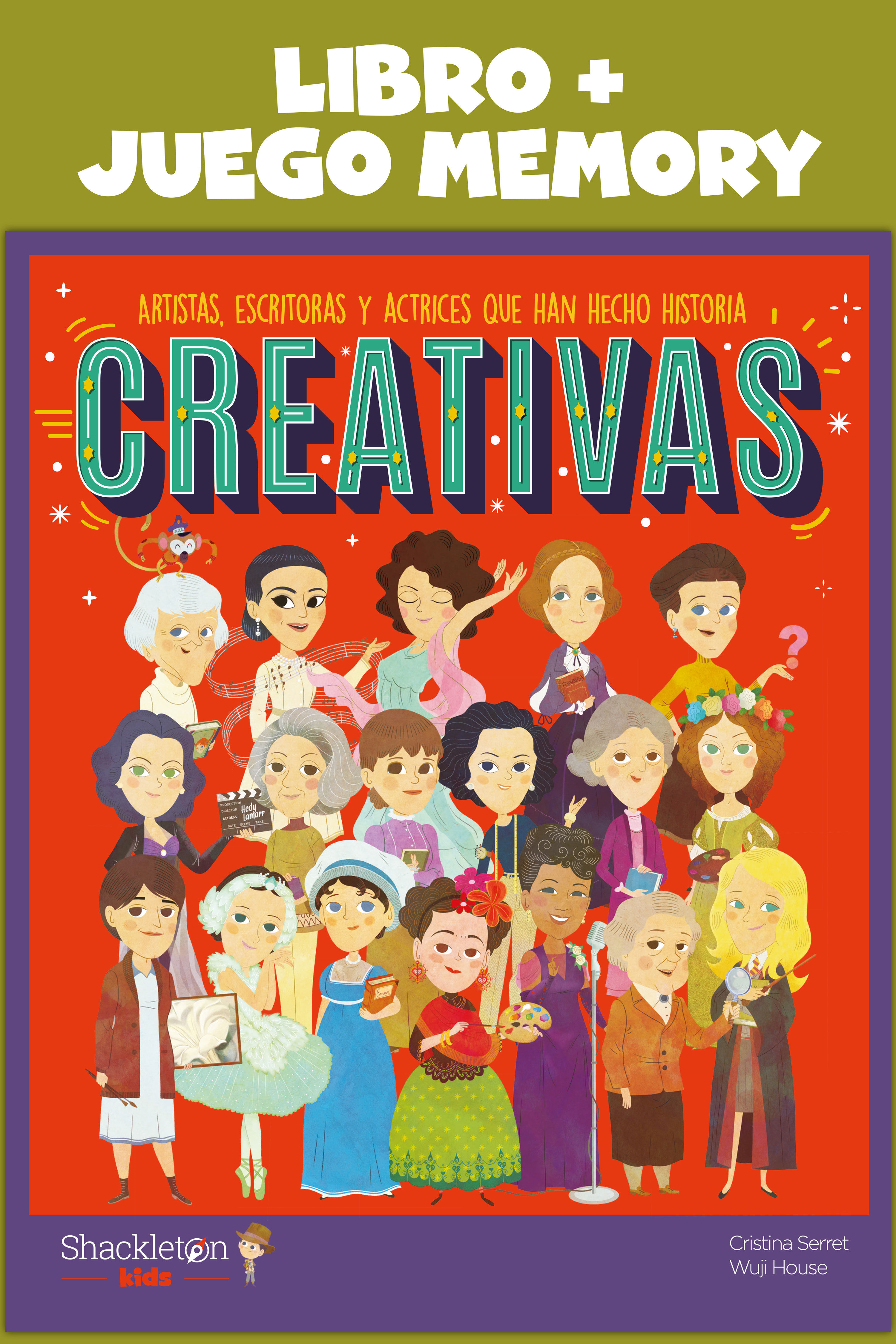 CREATIVAS: LIBRO + JUEGO MEMORY. ARTISTAS, ESCRITORAS Y ACTRICES QUE HAN HECHO HISTORIA + JUE