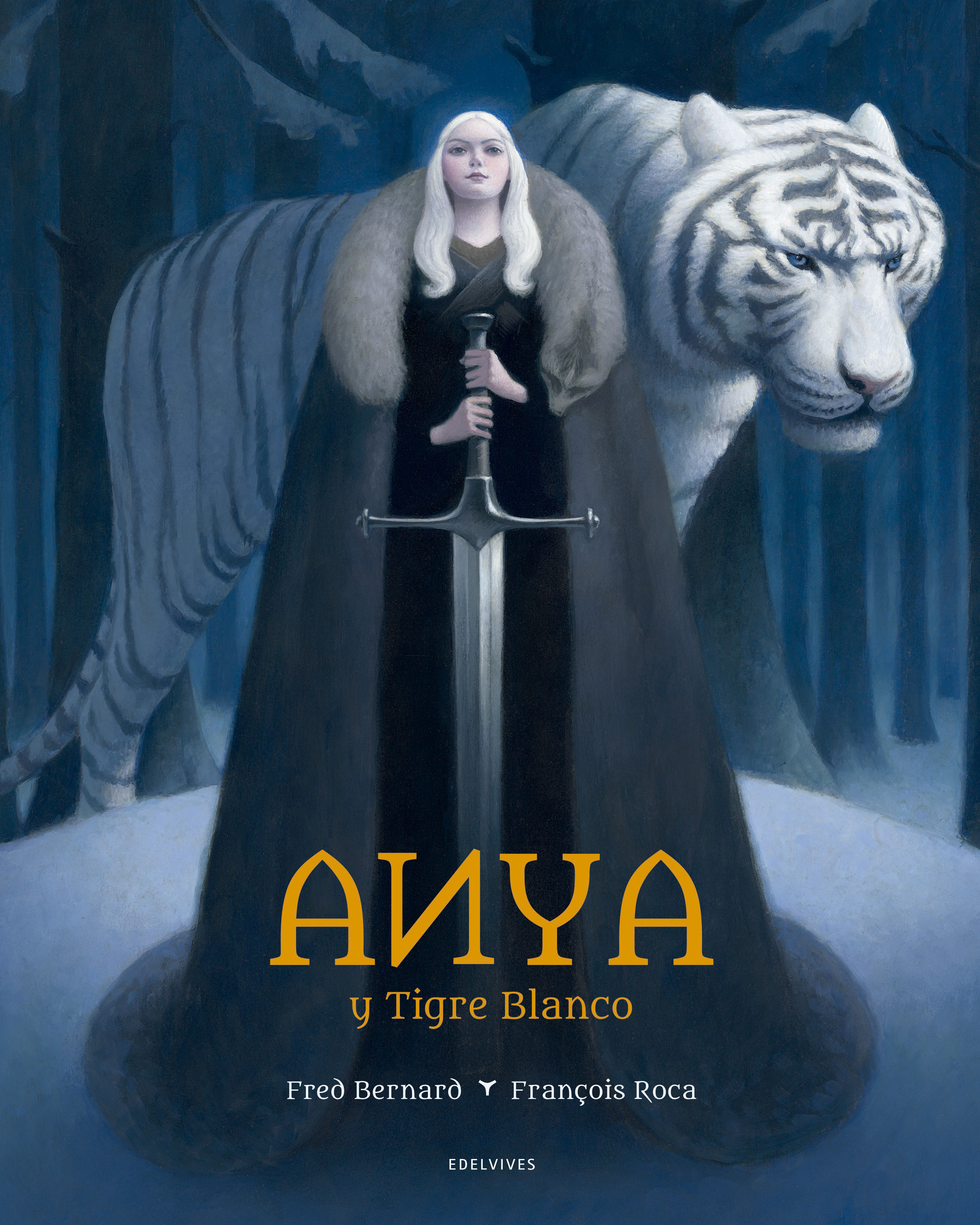 ANYA Y TIGRE BLANCO. 