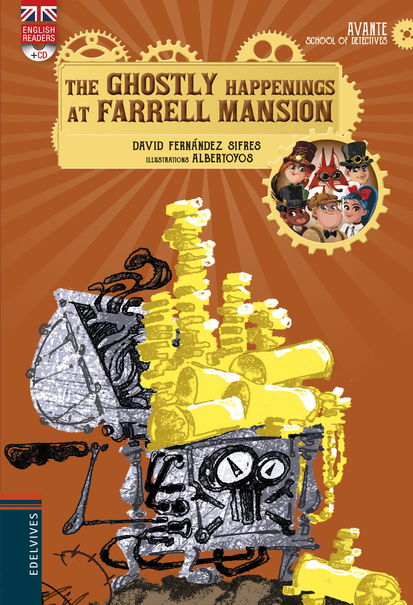 THE GHOSTLY HAPPENINGS AT FARRELL MANSION + CD.
