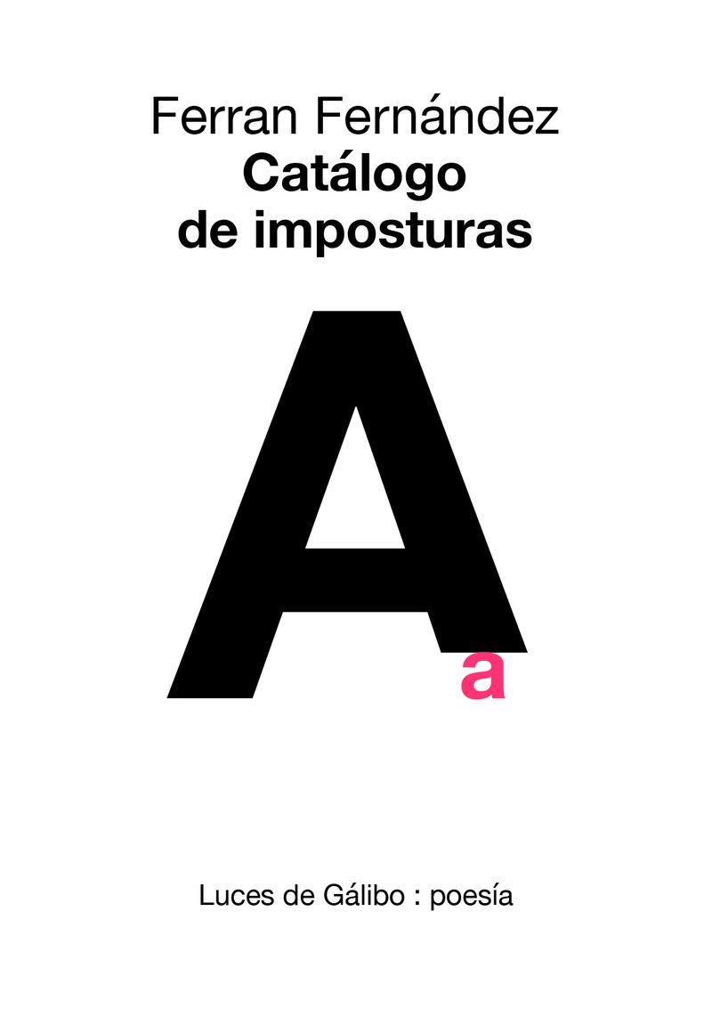 CATÁLOGO DE IMPOSTURAS. 