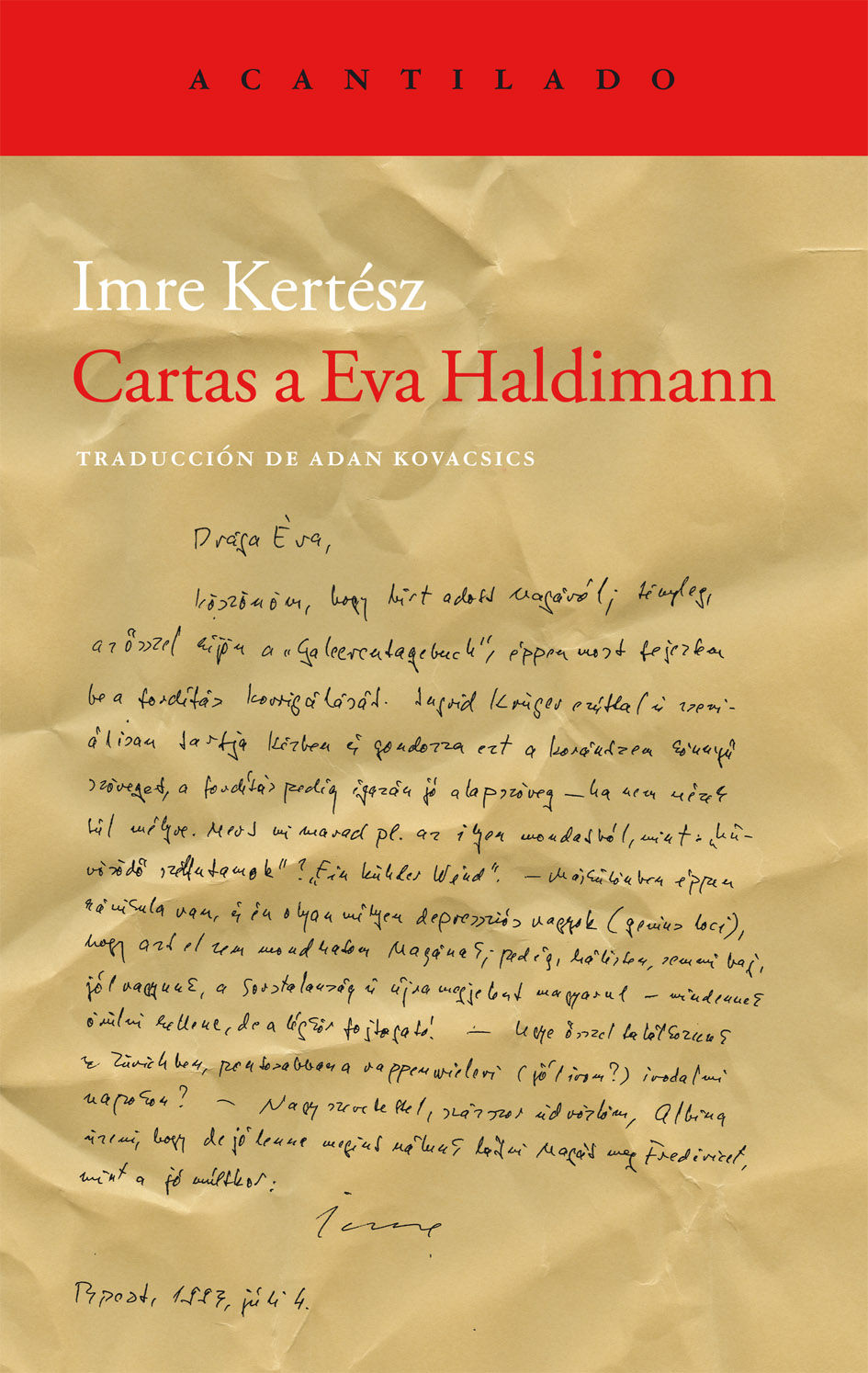 CARTAS A EVA HALDIMANN. 