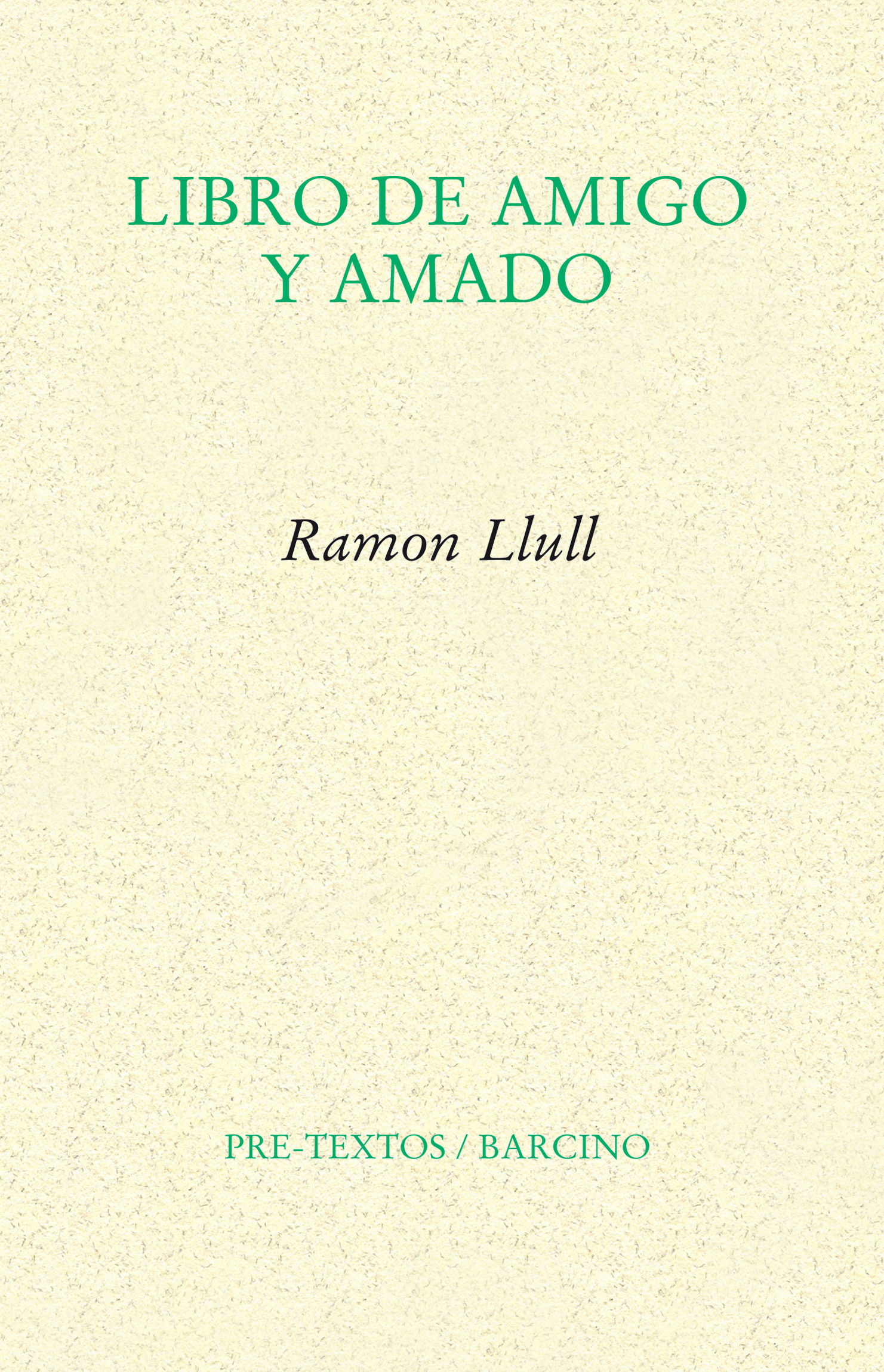 LIBRO DE AMIGO Y AMADO