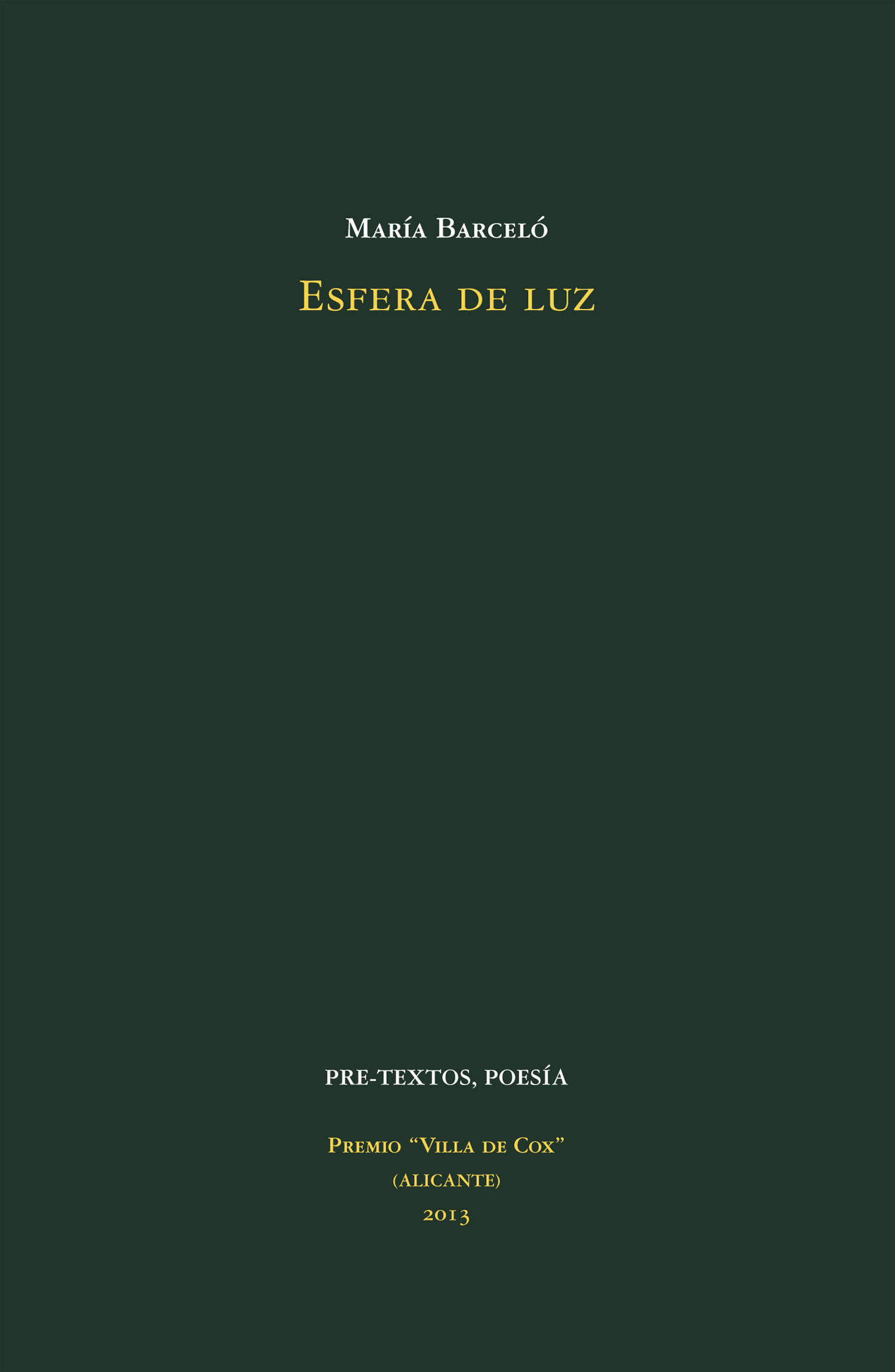 ESFERA DE LUZ. 