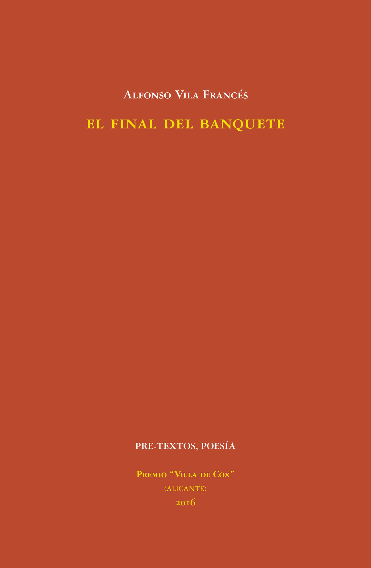 EL FINAL DEL BANQUETE. 