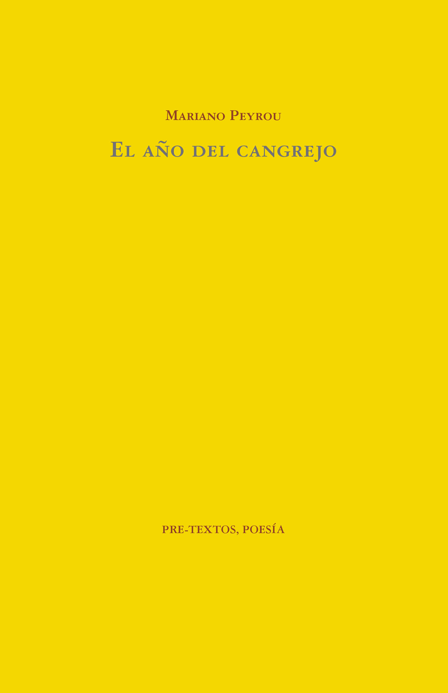 EL AÑO DEL CANGREJO