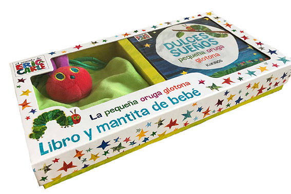 DULCES SUEÑOS, LIBRO Y MANTITA DE BEBÉ.