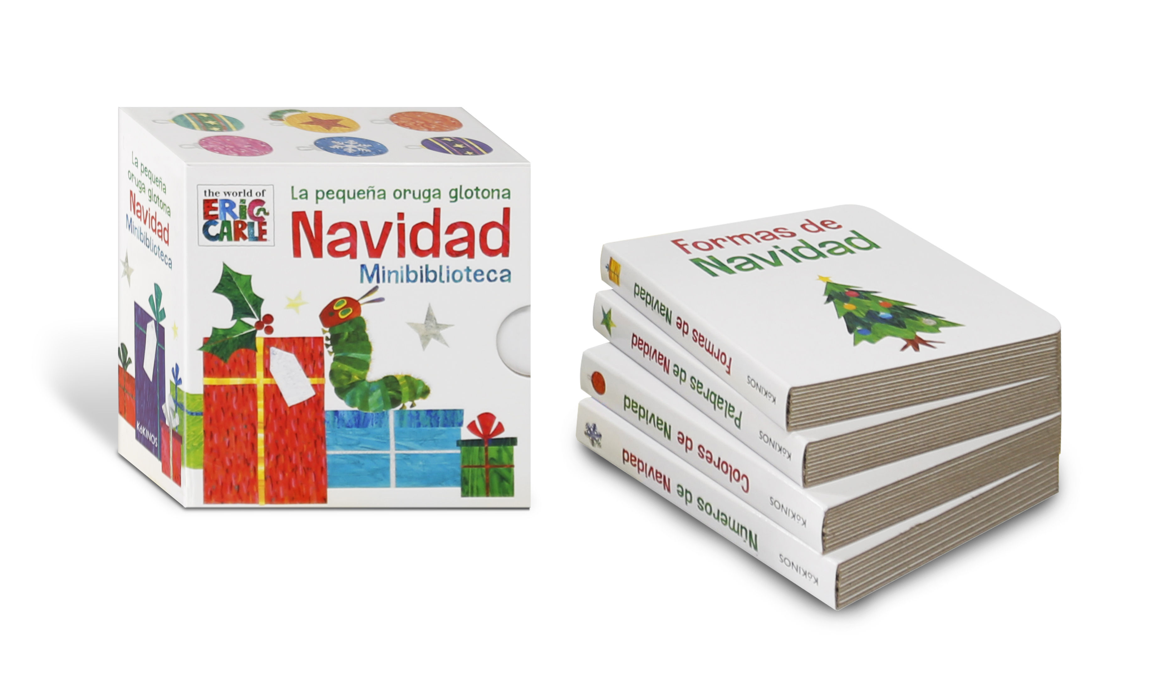 LA PEQUEÑA ORUGA GLOTONA NAVIDAD MINIBIBLIOTECA