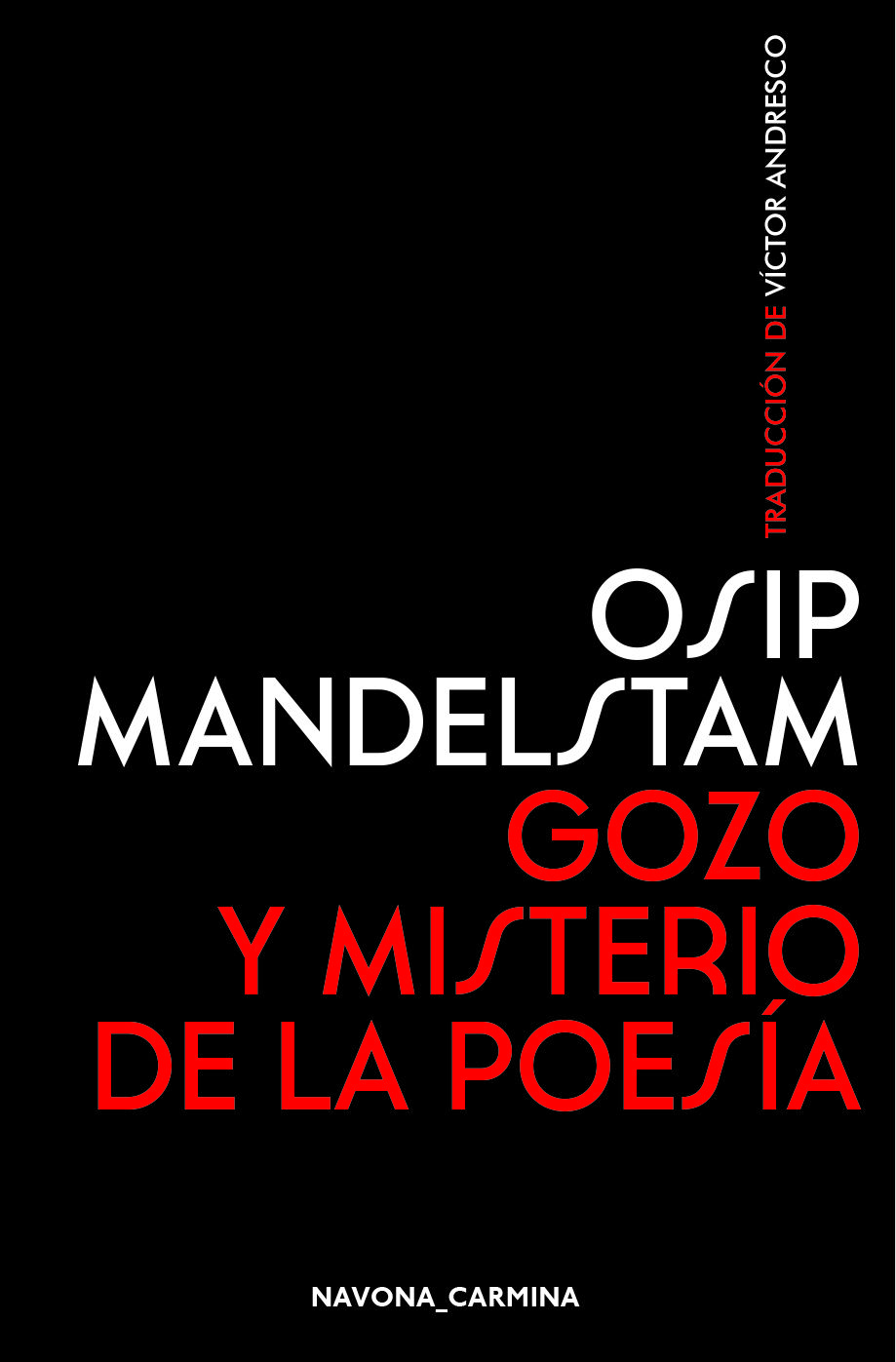 GOZO Y MISTERIO DE LA POESÍA. 