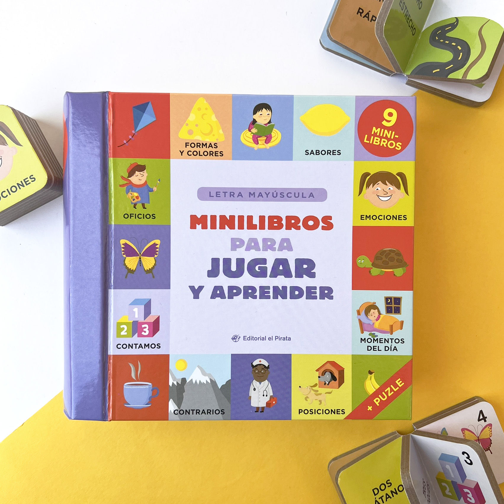 MINILIBROS PARA JUGAR Y APRENDER. LETRA MAYÚSCULA