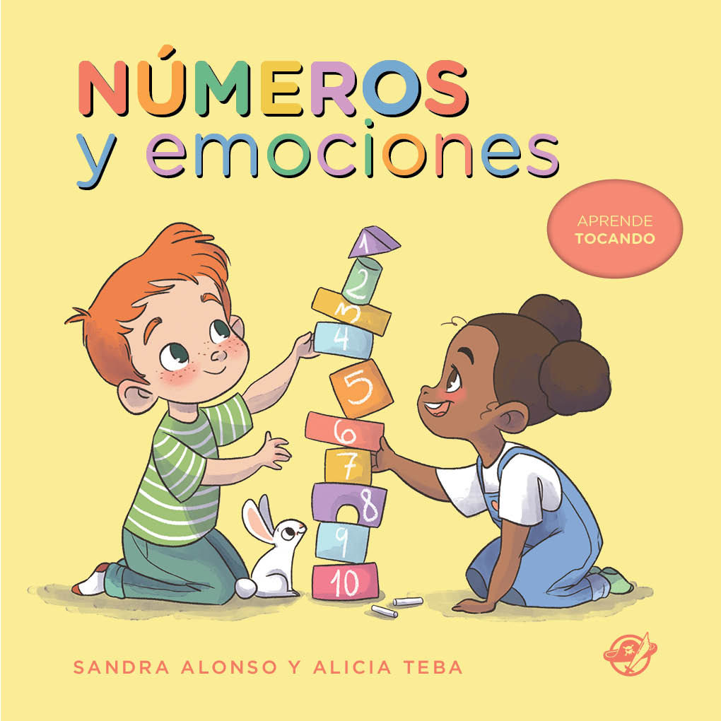 NÚMEROS Y EMOCIONES: APRENDER LOS NÚMEROS. LIBRO PARA NIÑOS DE 1 AÑO: LIBRO DE CARTÓN: APRENDE TOCANDO CON BAJO RELIEVE