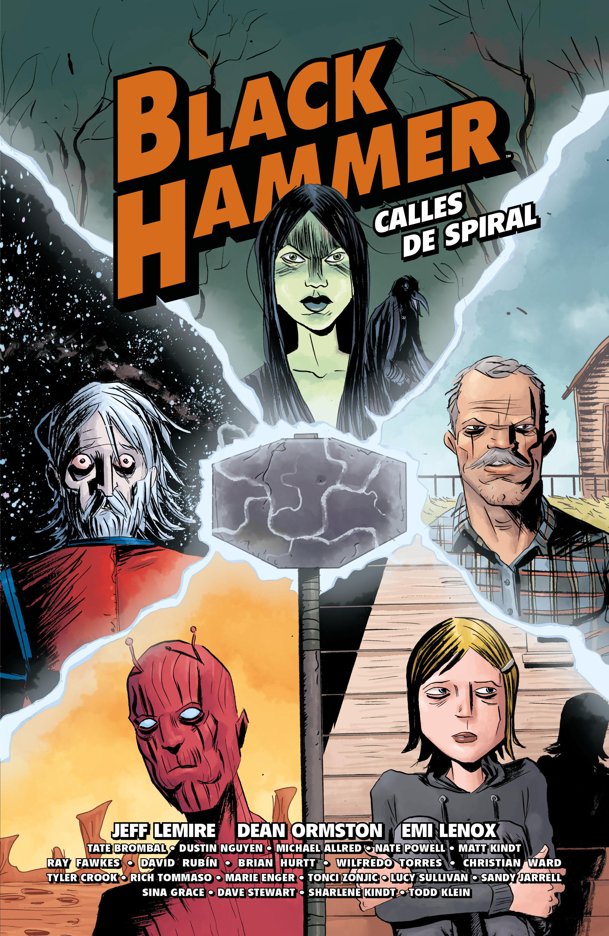 BLACK HAMMER. CALLES DE SPIRAL. 