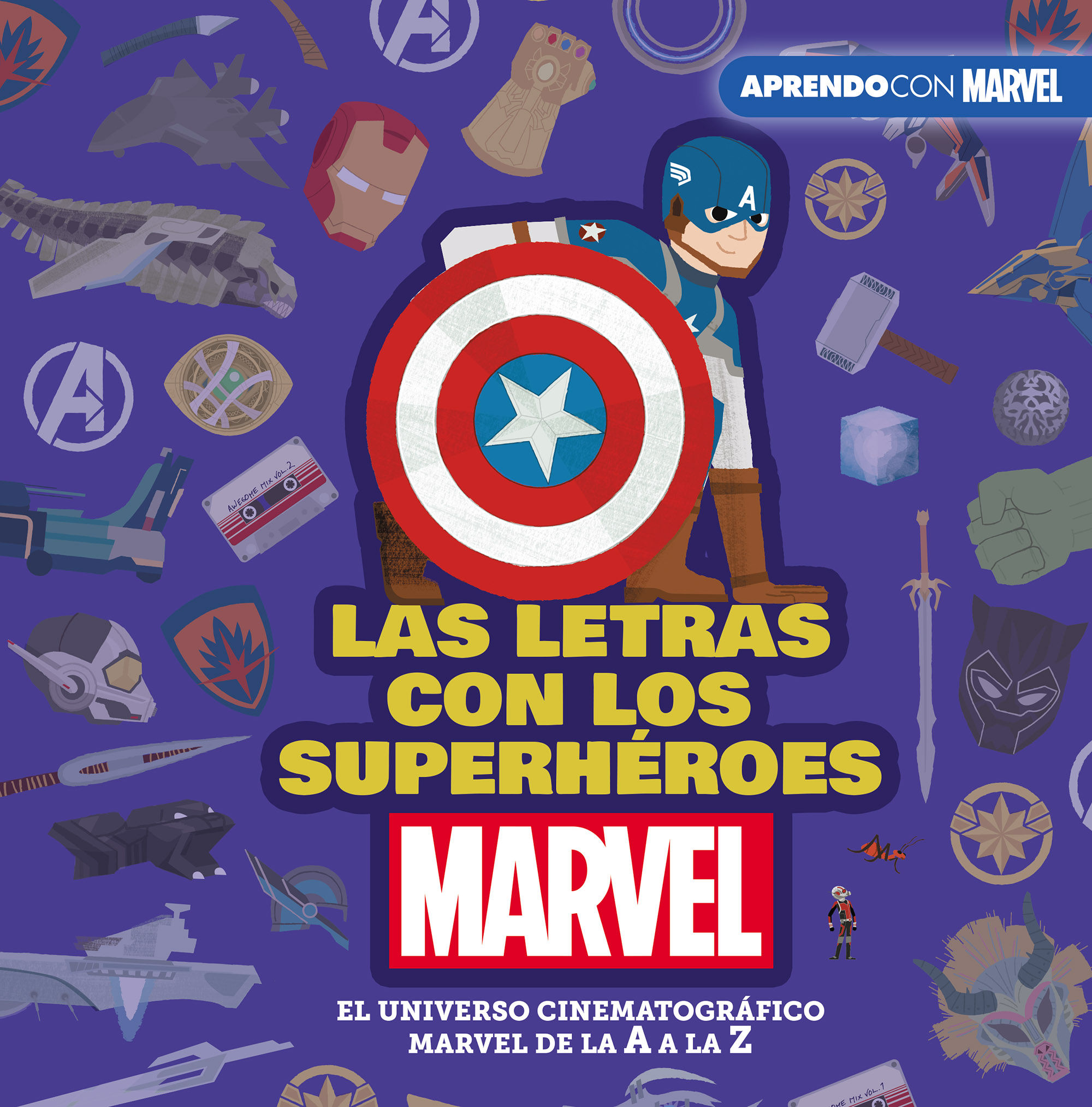 LAS LETRAS CON LOS SUPERHÉROES MARVEL.