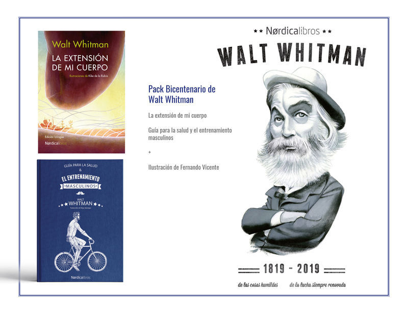 PACK BICENTENARIO WALT WHITMAN. 