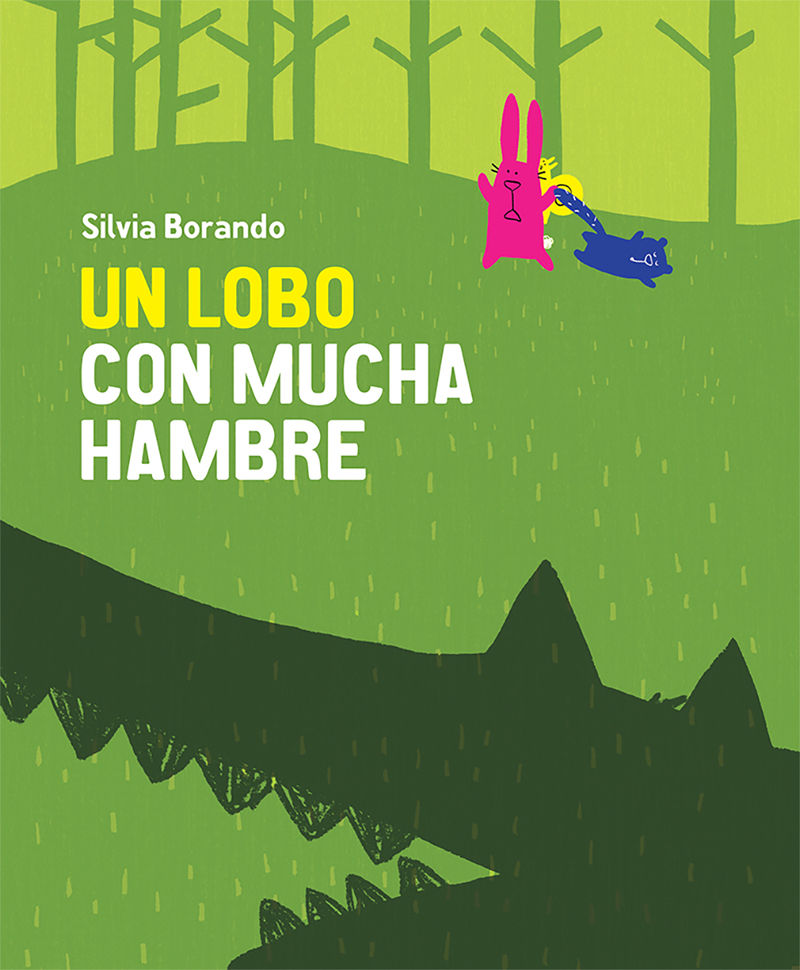 UN LOBO CON MUCHA HAMBRE.
