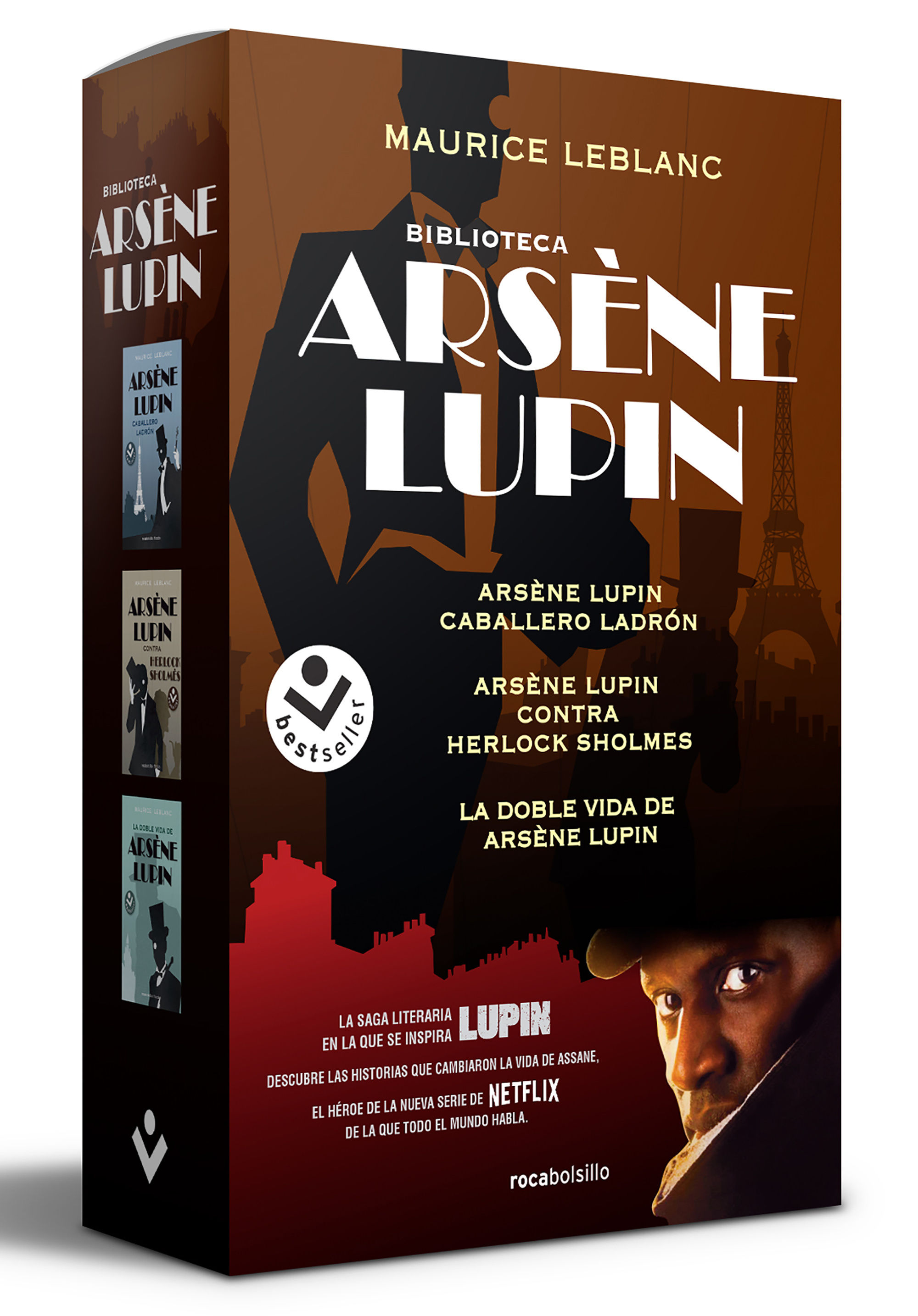 ESTUCHE ARSÈNE LUPIN. CABALLERO LADRÓN - HERLOCK SHOLMÈS - LA DOBLE VIDA