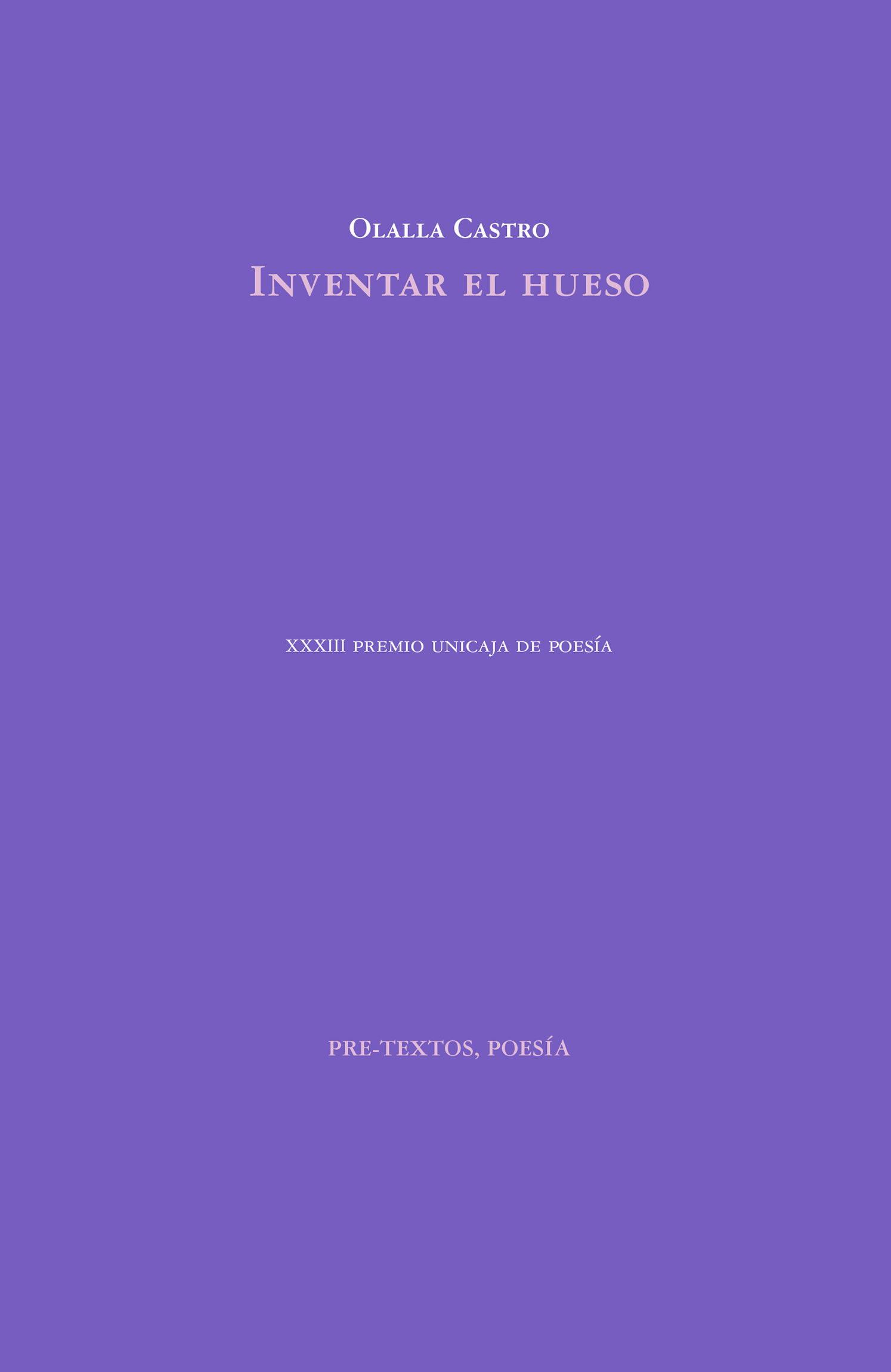 INVENTAR EL HUESO. 