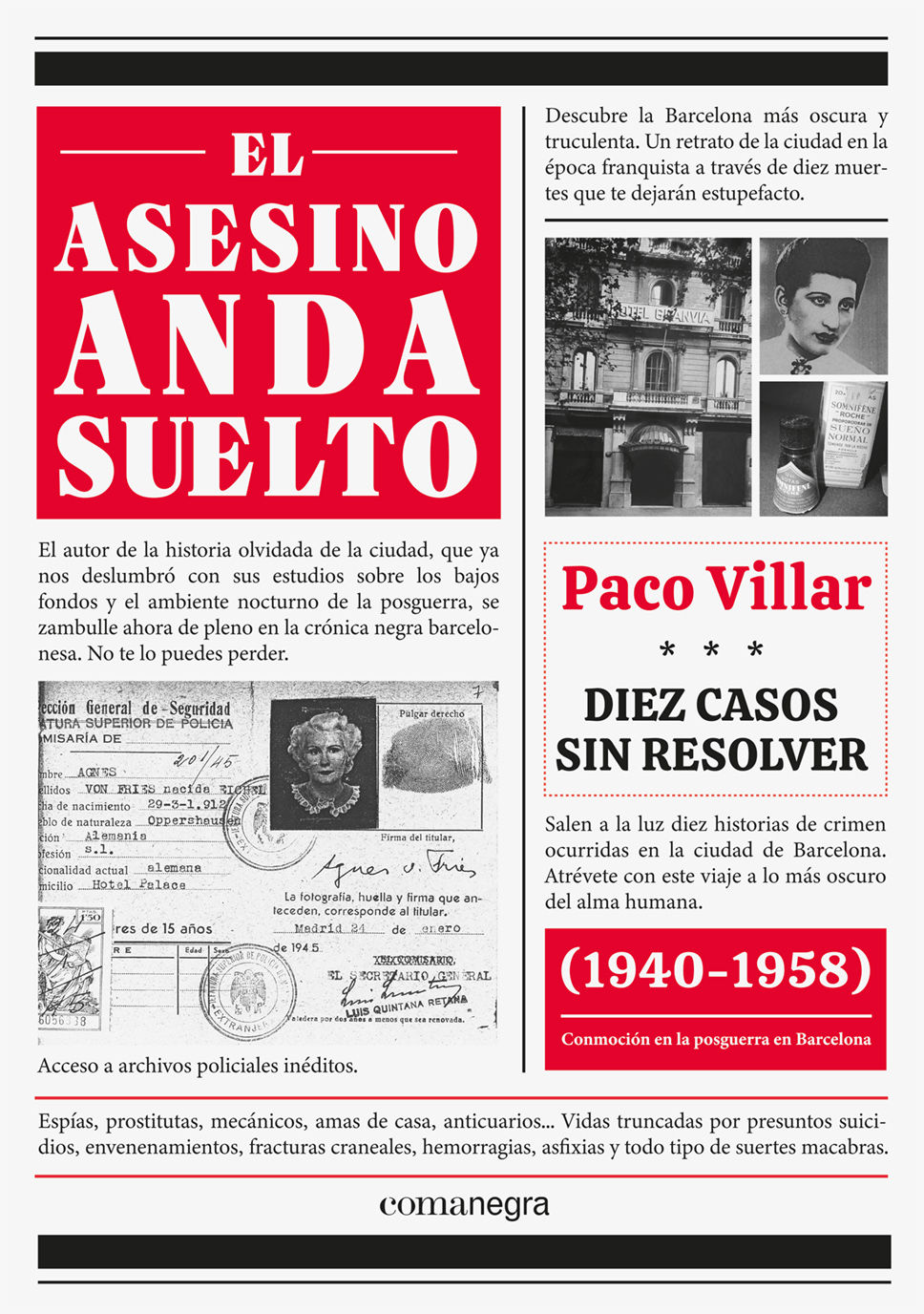 EL ASESINO ANDA SUELTO. DIEZ CASOS SIN RESOLVER