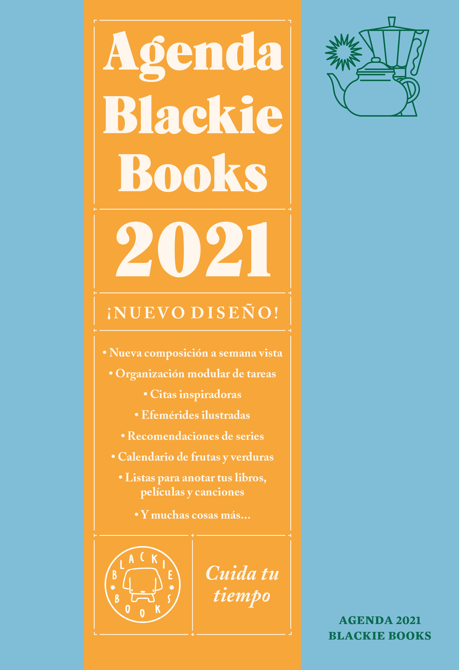 AGENDA BLACKIE BOOKS 2021. CUIDA TU TIEMPO