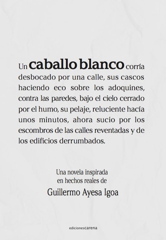 CABALLO BLANCO.