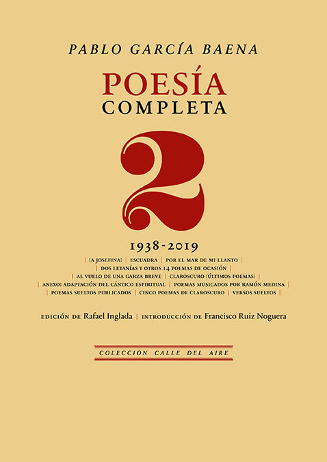 POESÍA COMPLETA, 2. 1938-2019