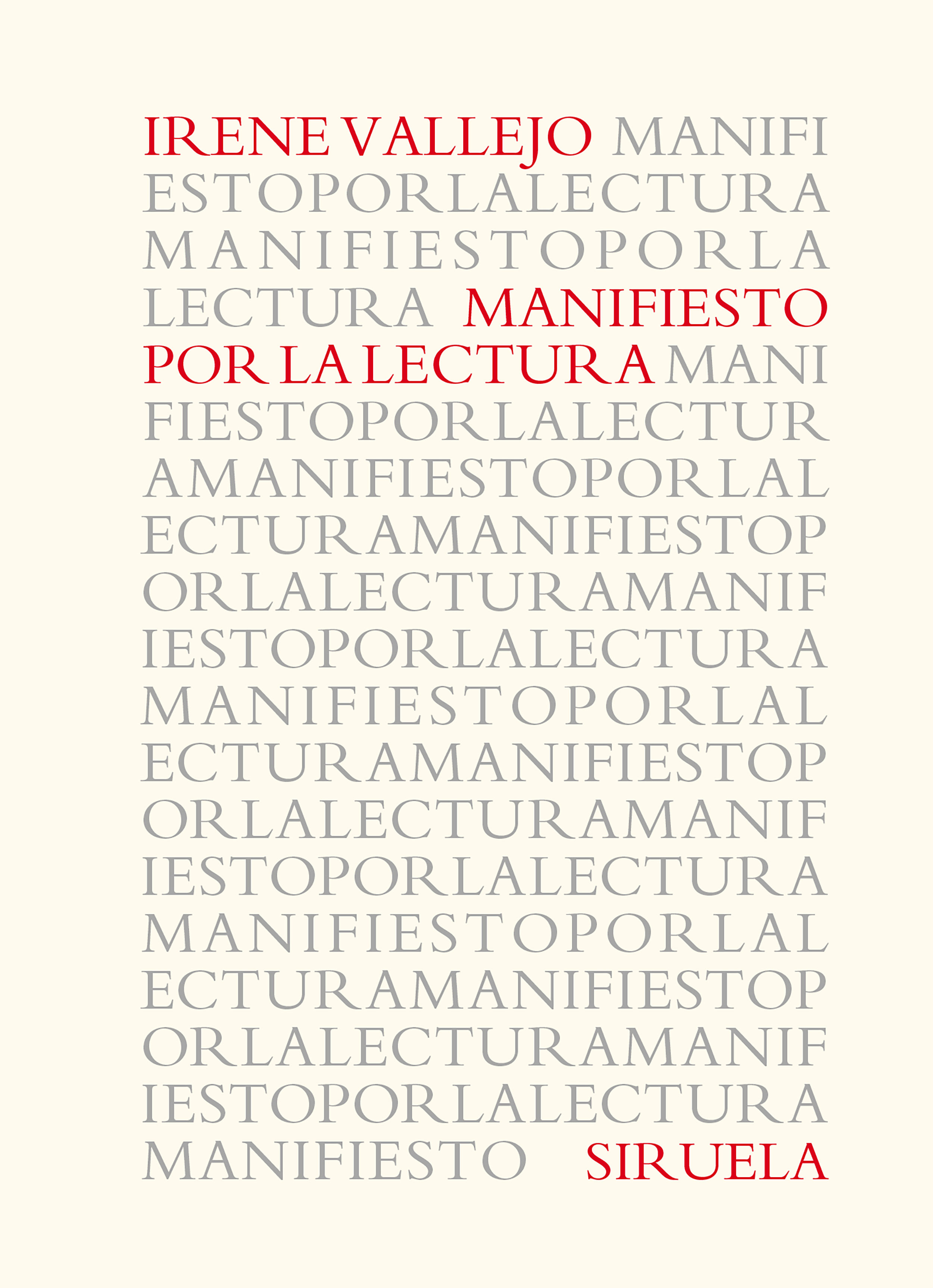 MANIFIESTO POR LA LECTURA. 