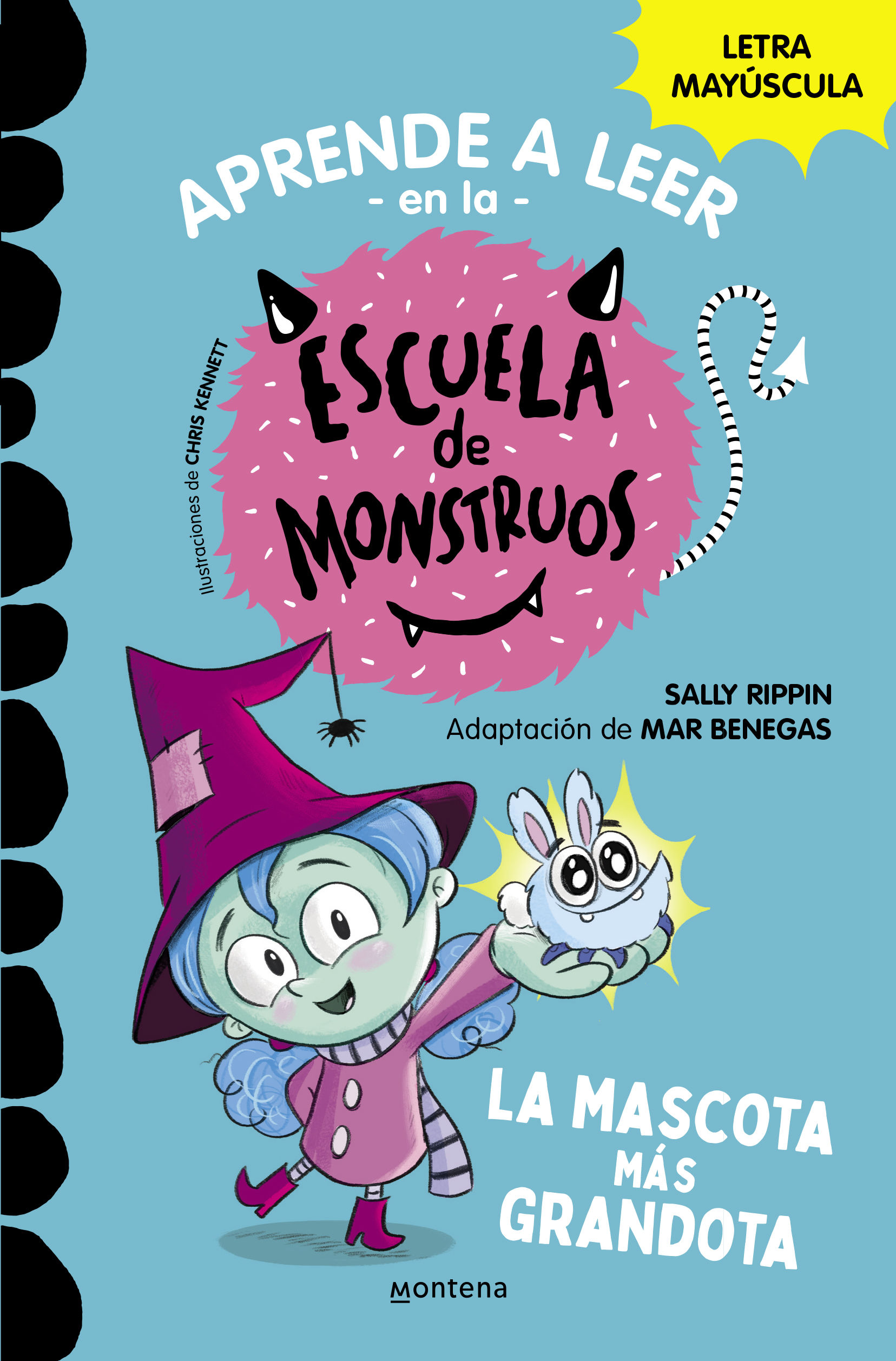 APRENDER A LEER EN LA ESCUELA DE MONSTRUOS 1 - LA MASCOTA MÁS GRANDOTA. EN LETRA MAYÚSCULA PARA APRENDER A LEER (LIBROS PARA NIÑOS A PARTIR DE 5 AÑOS)